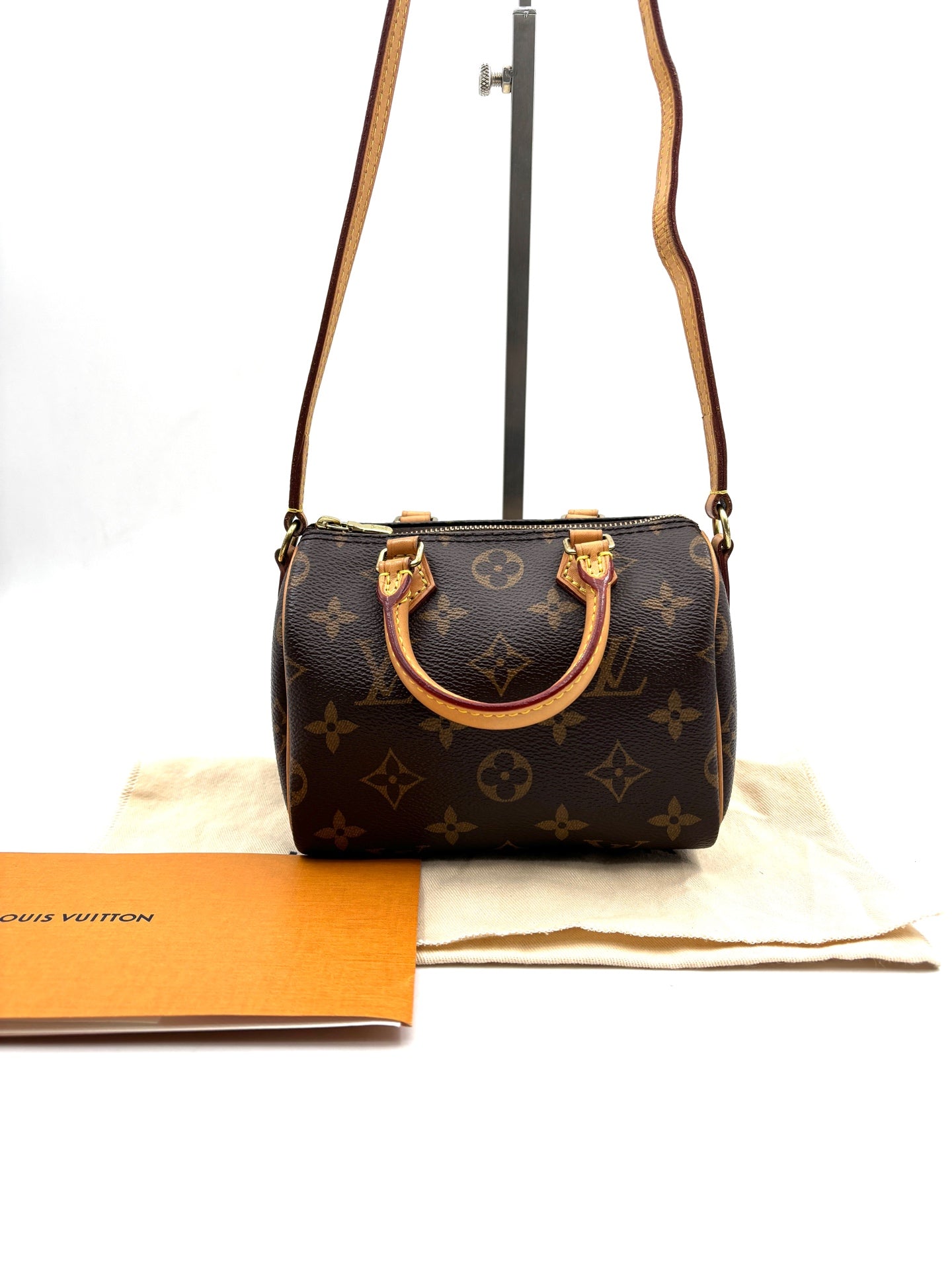 Louis Vuitton - NANO SPEEDY - Coated Canvas - Brown