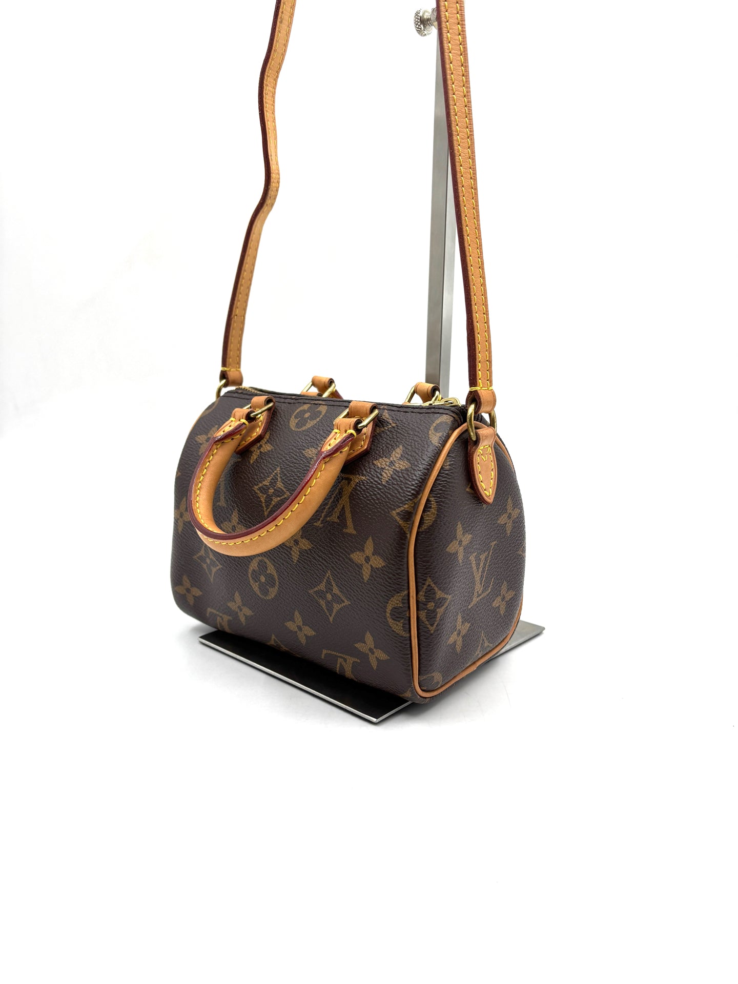 Louis Vuitton - NANO SPEEDY - Coated Canvas - Brown