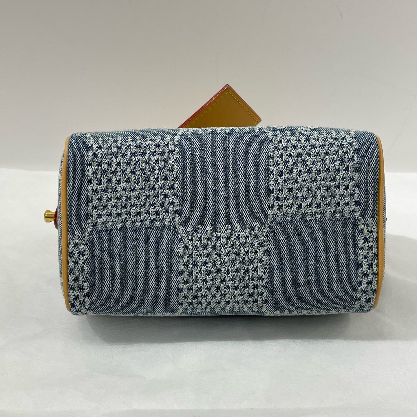 Louis Vuitton - Nano Speedy - Denim and Vachetta leather - Blue - (mini)