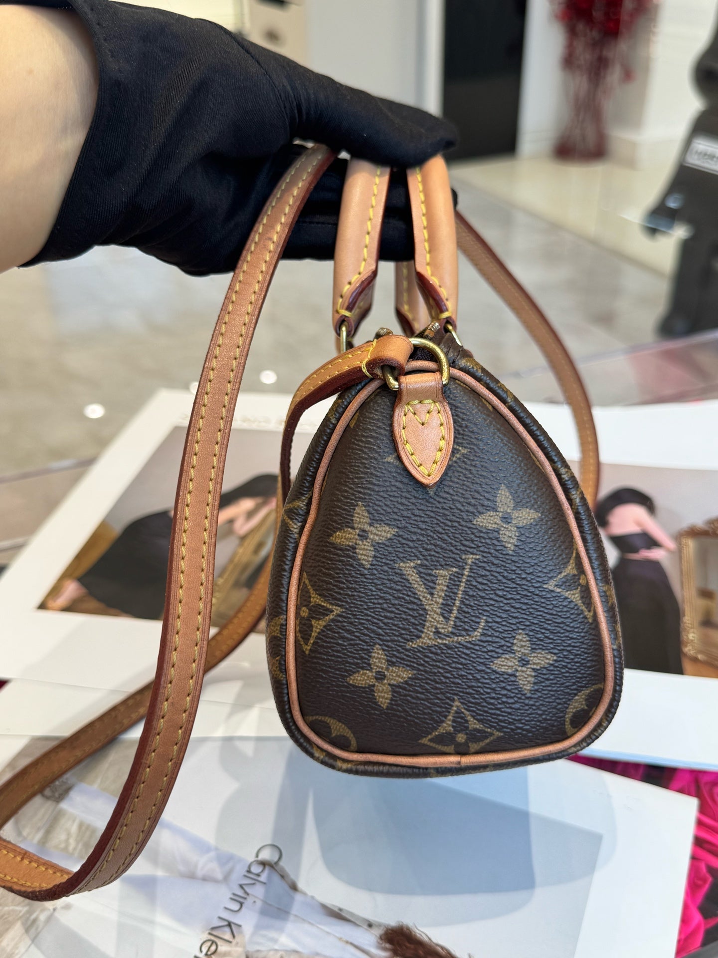 Louis Vuitton - Nano Speedy - Leather - Brown - (mini)