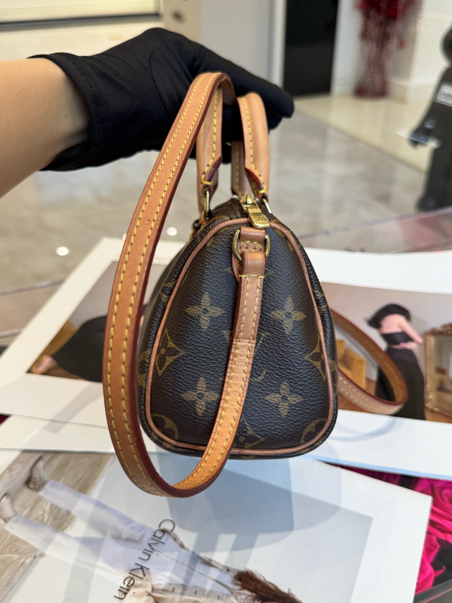 Louis Vuitton - Nano Speedy - Leather - Brown - (mini)