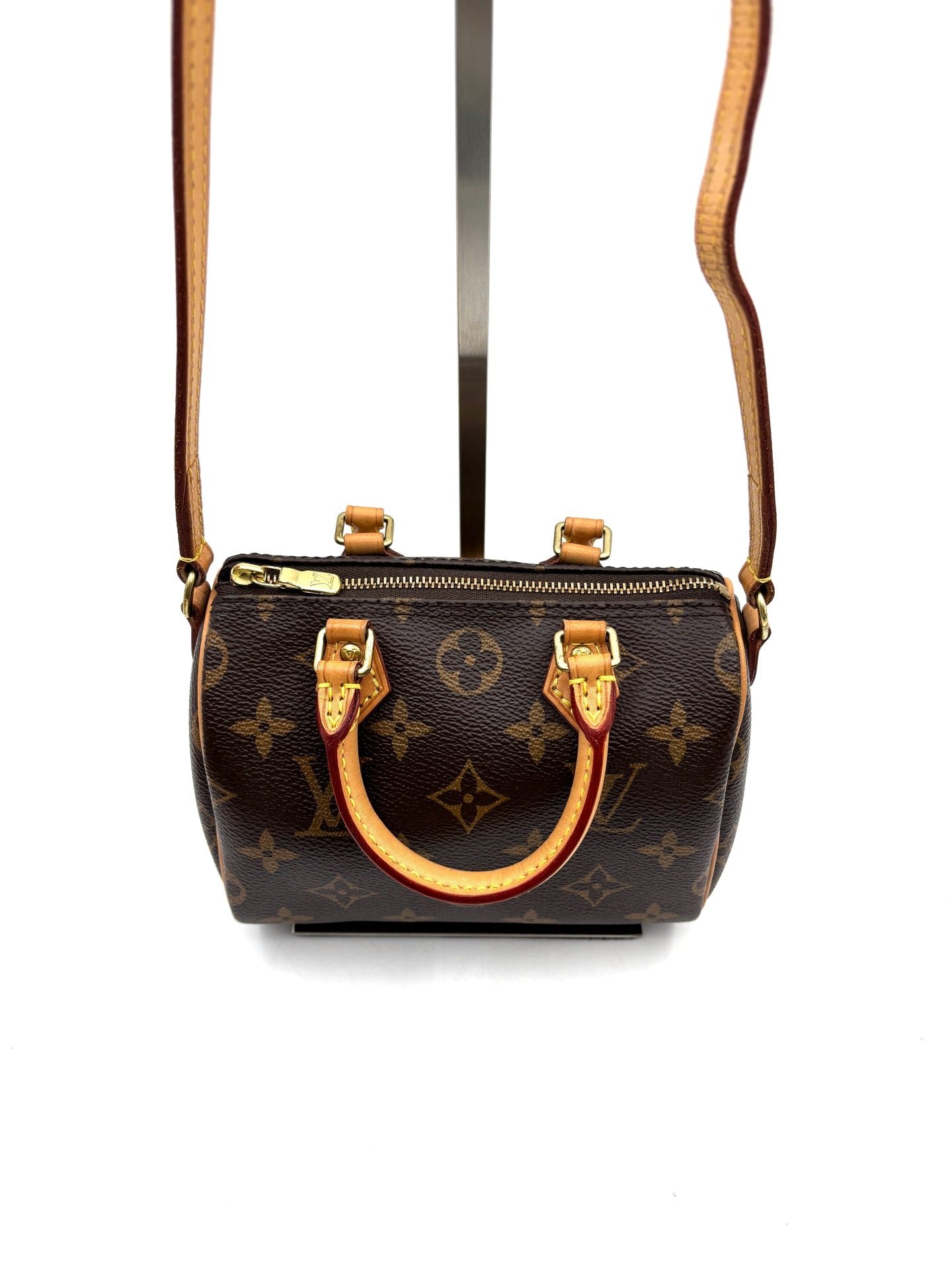 Louis Vuitton - Nano Speedy - Leather - Brown - (mini)