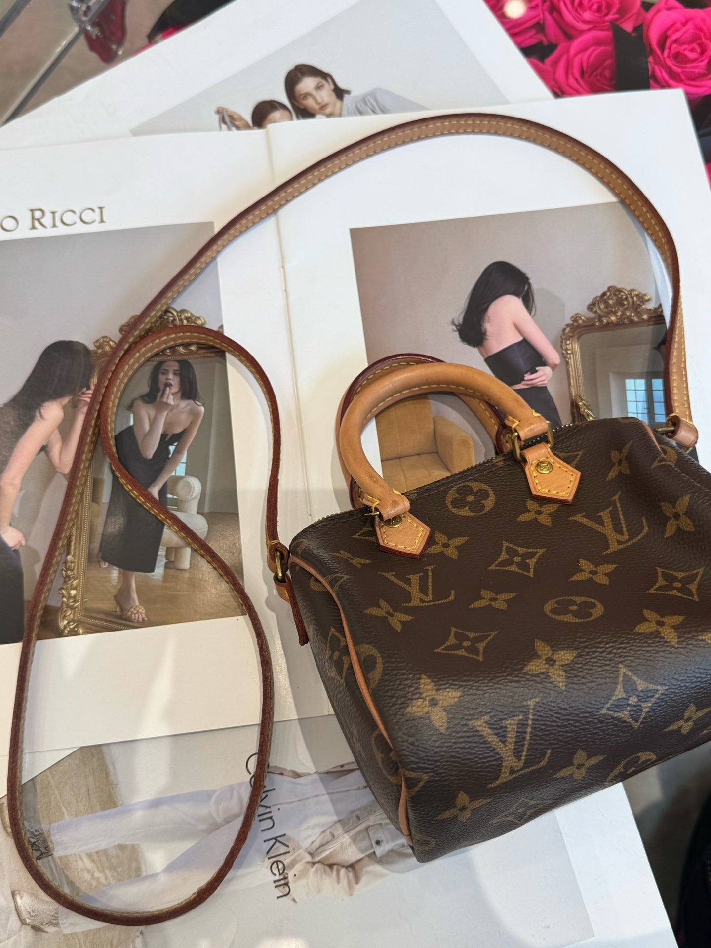 Louis Vuitton - Nano Speedy - Leather - Brown - (mini)
