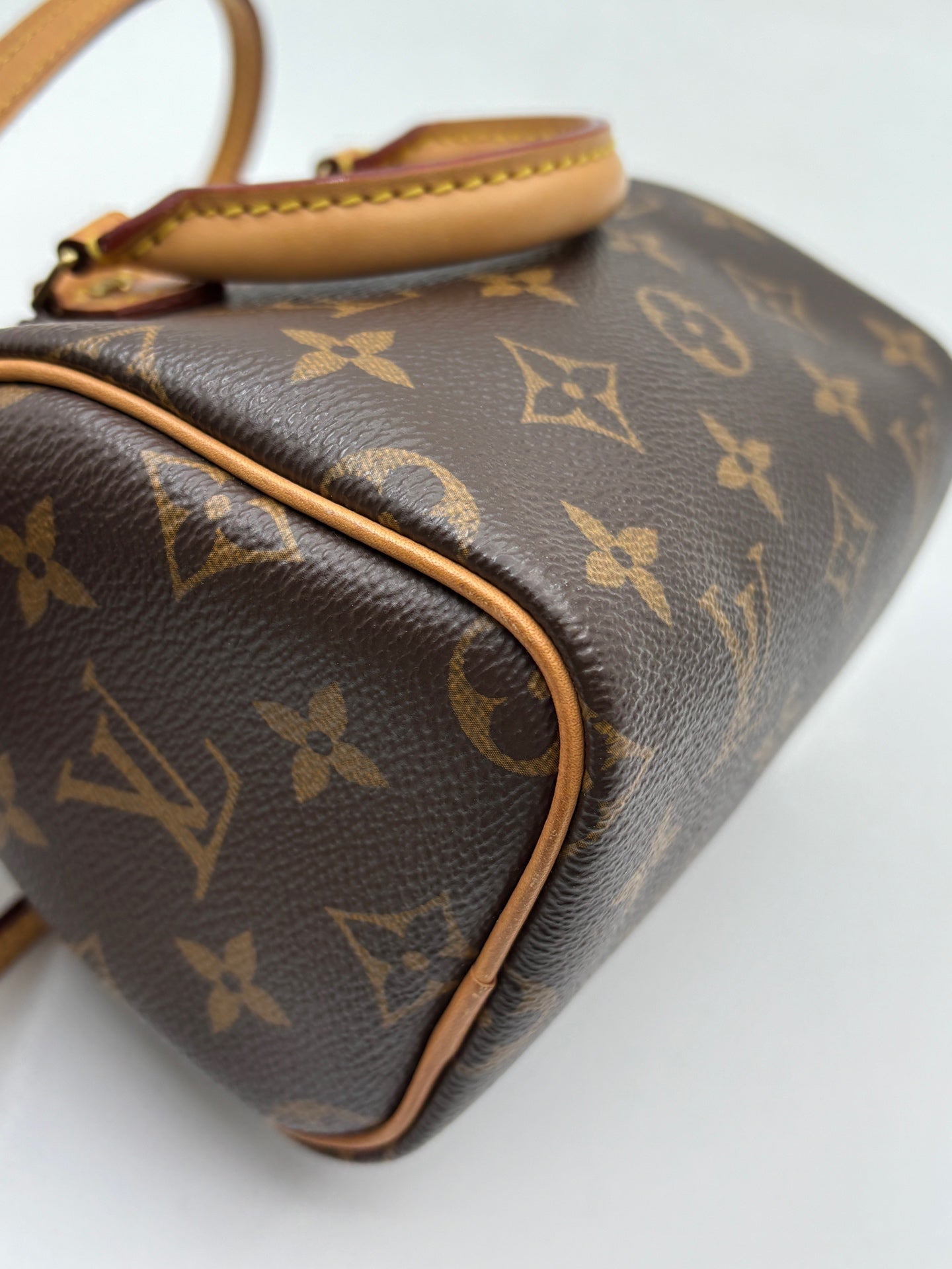 Louis Vuitton - Nano Speedy - Leather - Brown - (mini)