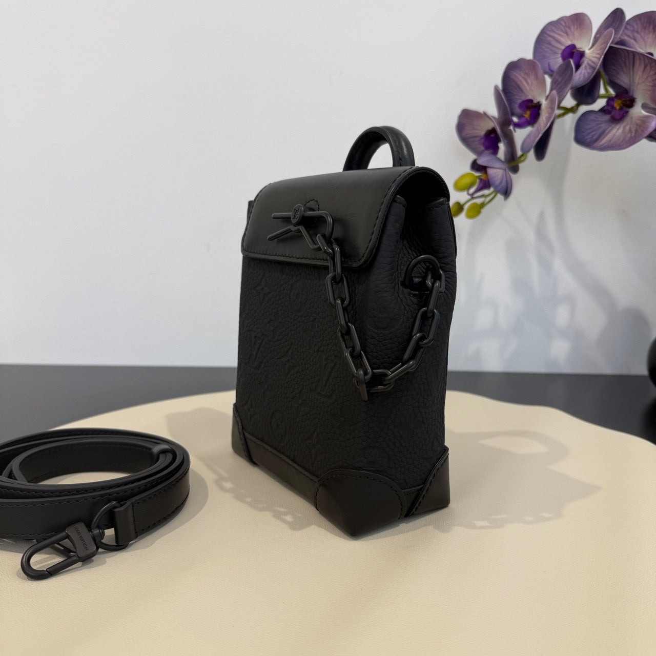 Louis Vuitton - Nano Steamer - Leather - Black - (Mini)