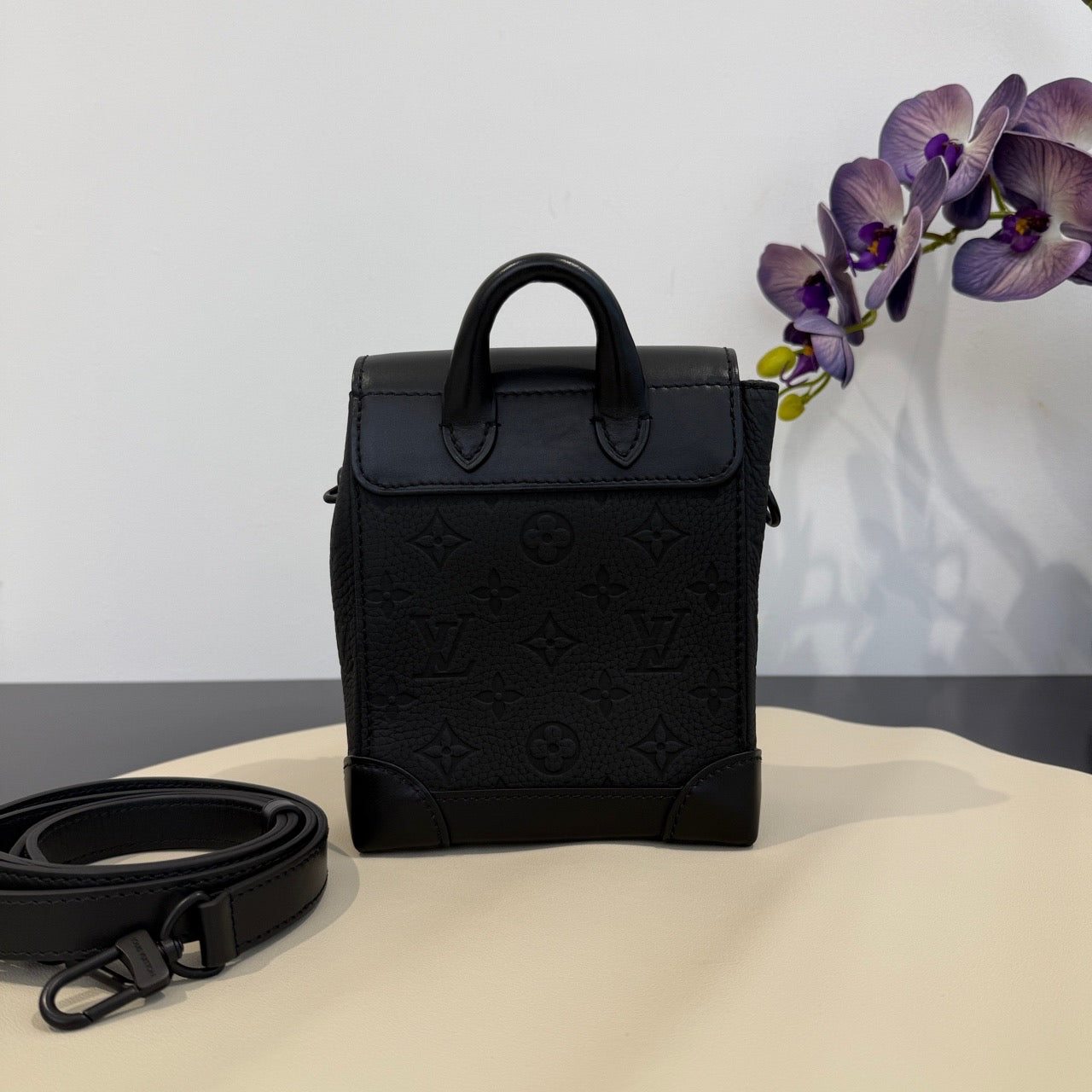 Louis Vuitton - Nano Steamer - Leather - Black - (Mini)