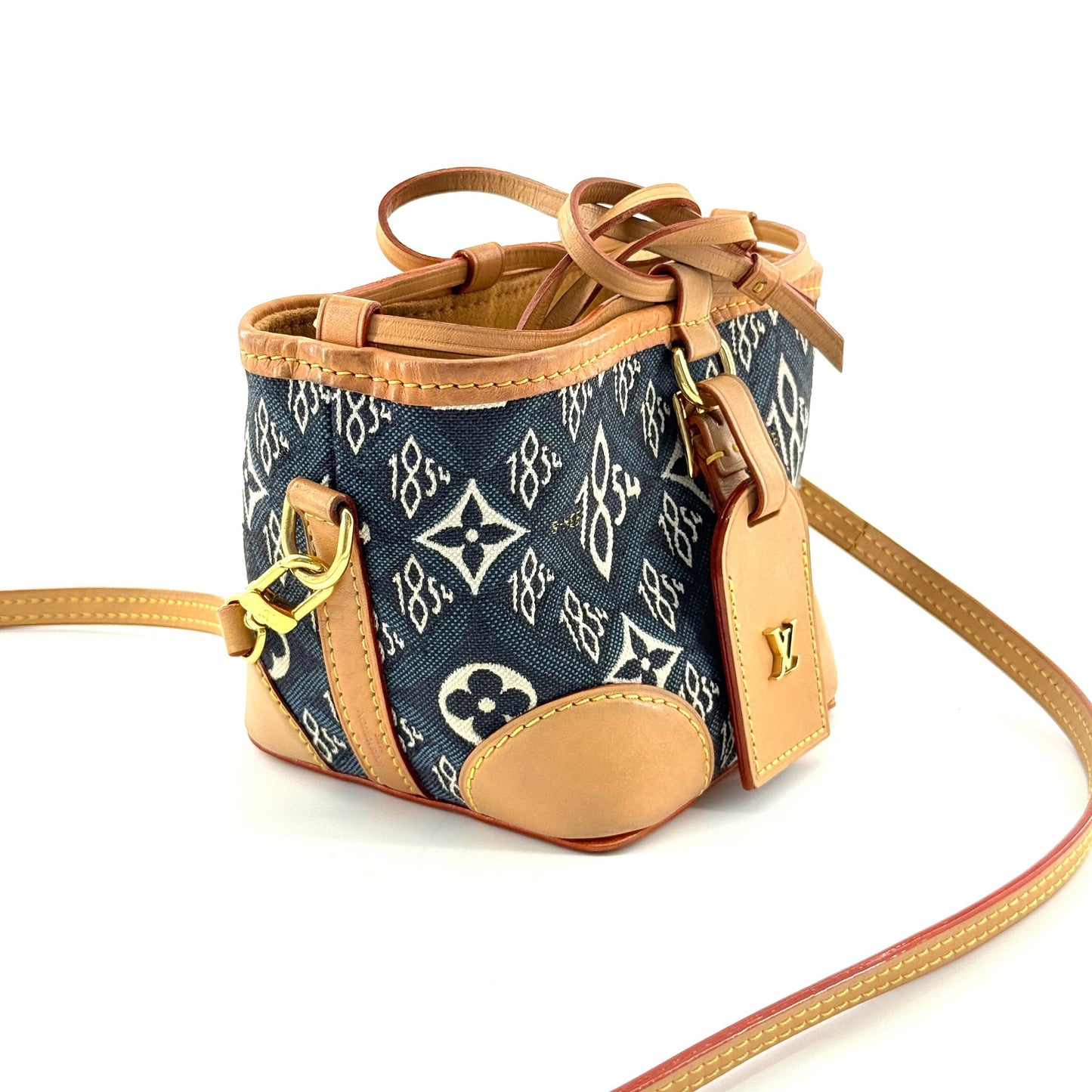 Louis Vuitton - Neo Purse - Denim and Vachetta leather - Blue with Tan Vachetta - (Mini)