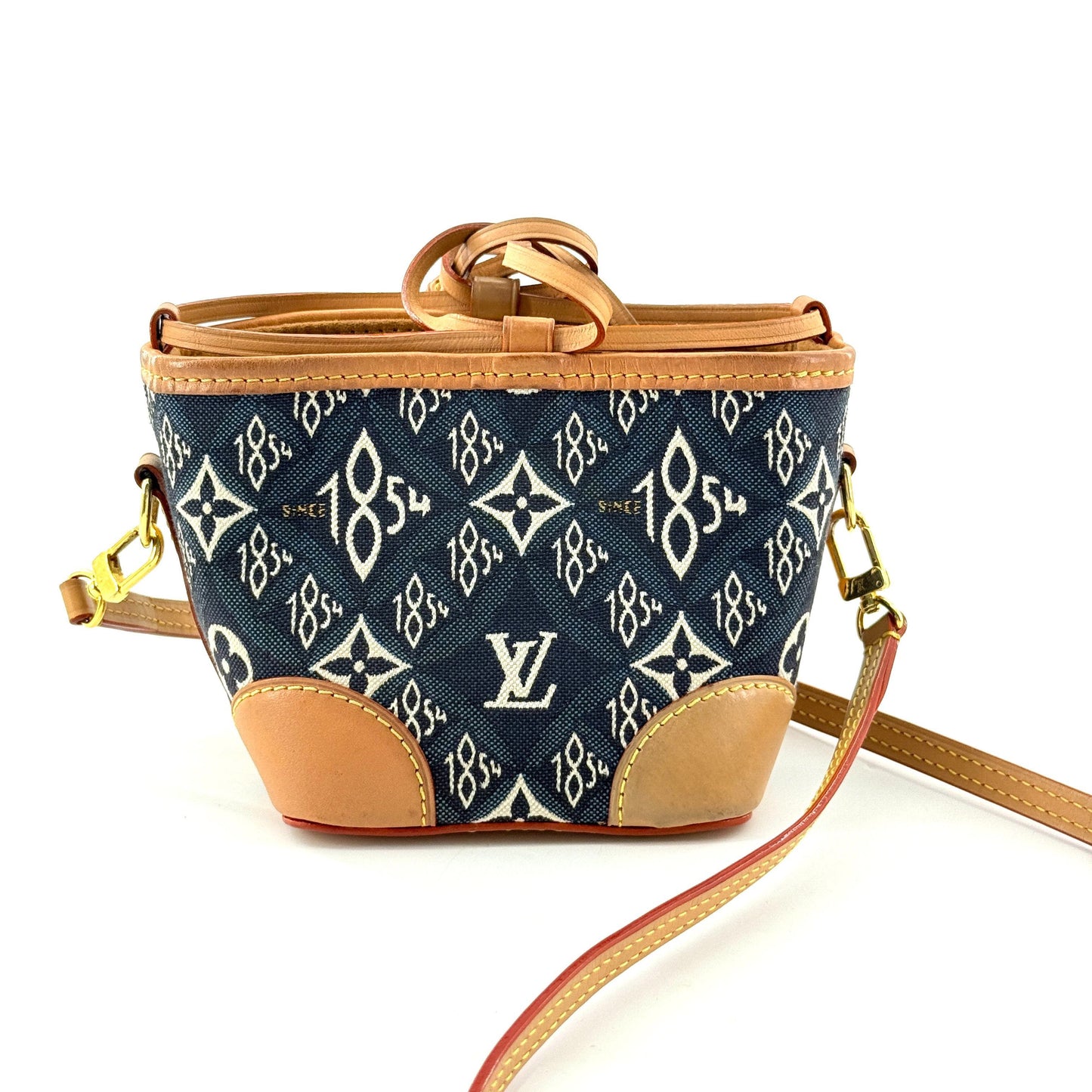 Louis Vuitton - Neo Purse - Denim and Vachetta leather - Blue with Tan Vachetta - (Mini)