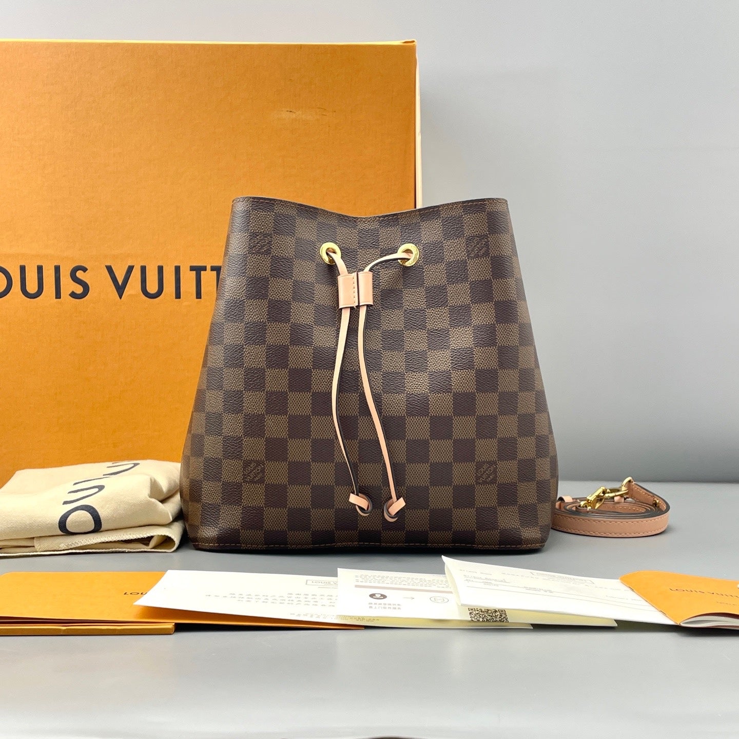 Louis Vuitton - NeoNoé - Synthetic - Brown - (medium)