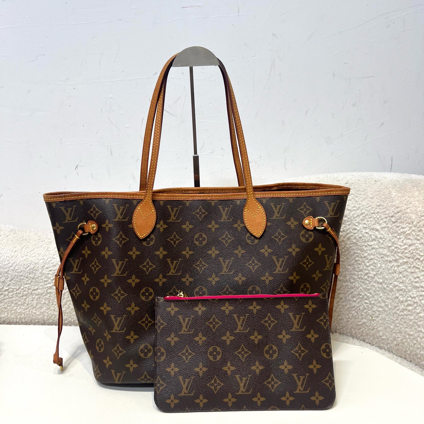 Louis Vuitton - Neverfull - Cloth - Brown - (medium)