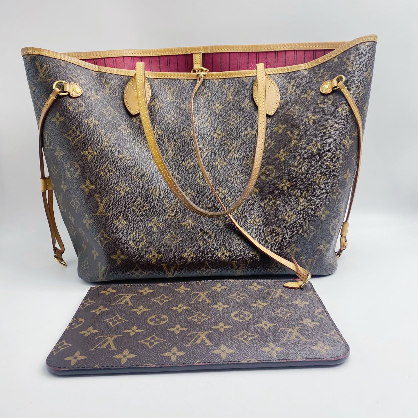 Louis Vuitton - Neverfull - Cloth - Brown - (medium)
