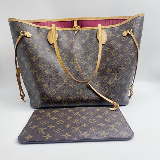 Louis Vuitton - Neverfull - Cloth - Brown - (medium)