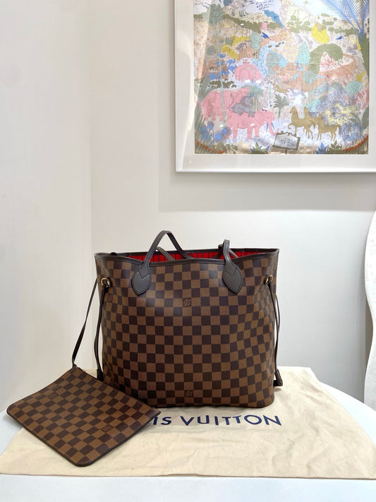Louis Vuitton - Neverfull - Cloth - Brown - (medium)