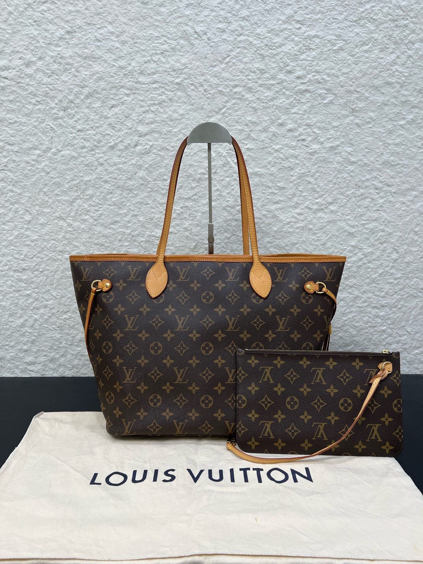 Louis Vuitton - Neverfull - Cloth - Brown - (medium)