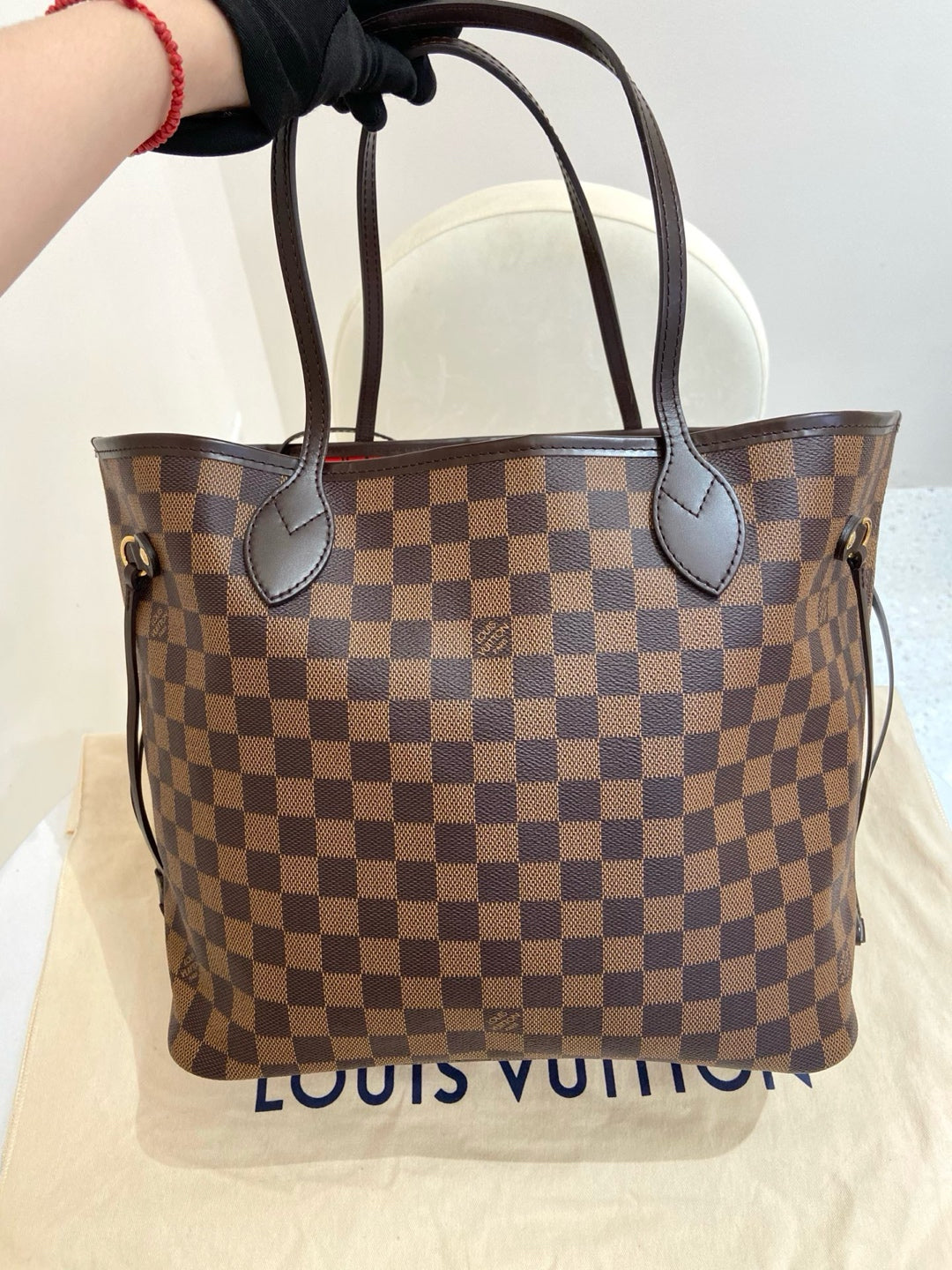 Louis Vuitton - Neverfull - Cloth - Brown - (medium)