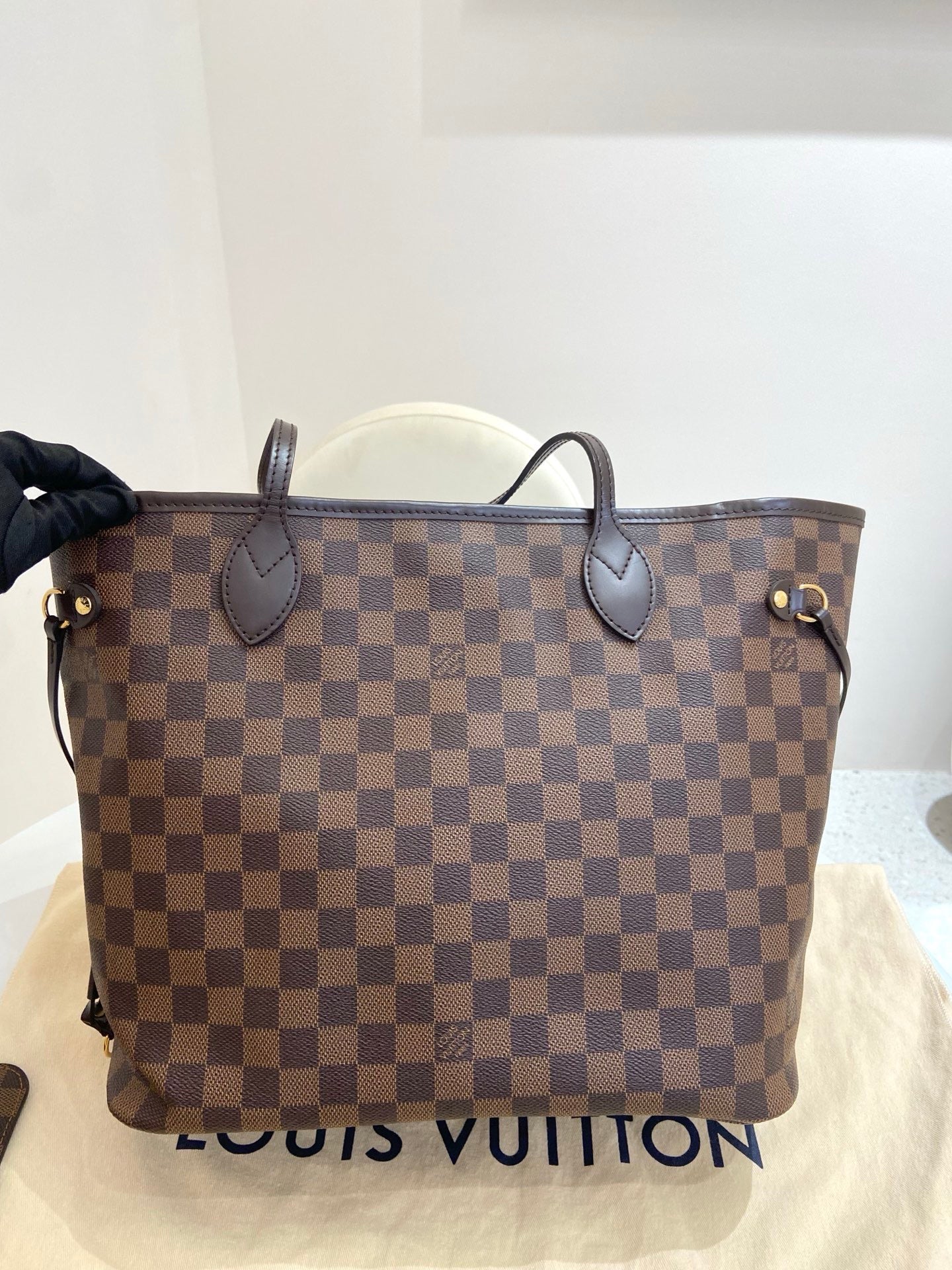 Louis Vuitton - Neverfull - Cloth - Brown - (medium)