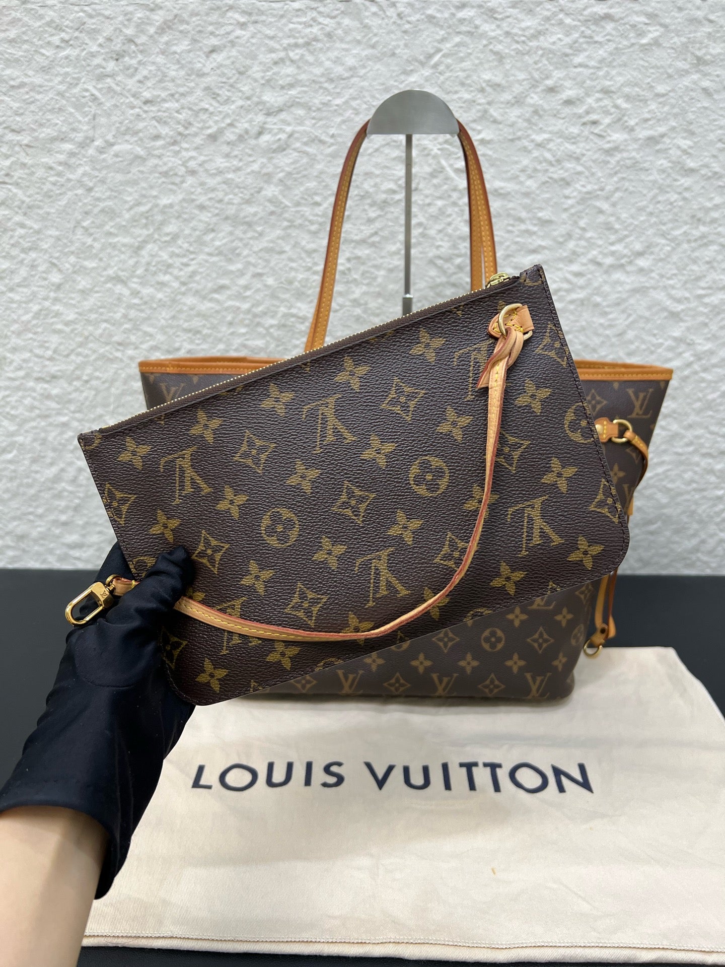 Louis Vuitton - Neverfull - Cloth - Brown - (medium)