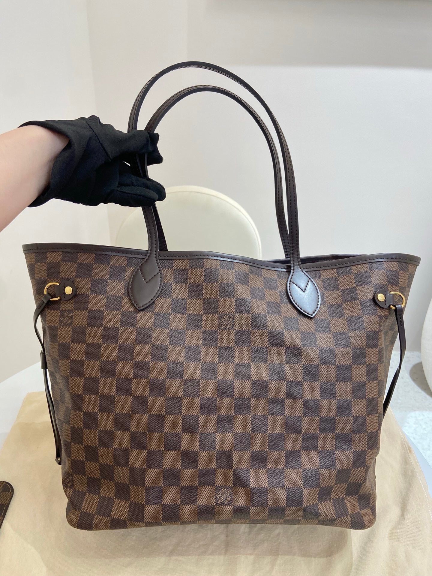 Louis Vuitton - Neverfull - Cloth - Brown - (medium)
