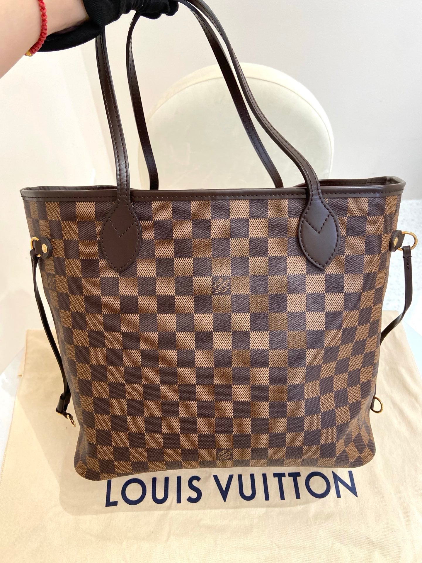 Louis Vuitton - Neverfull - Cloth - Brown - (medium)