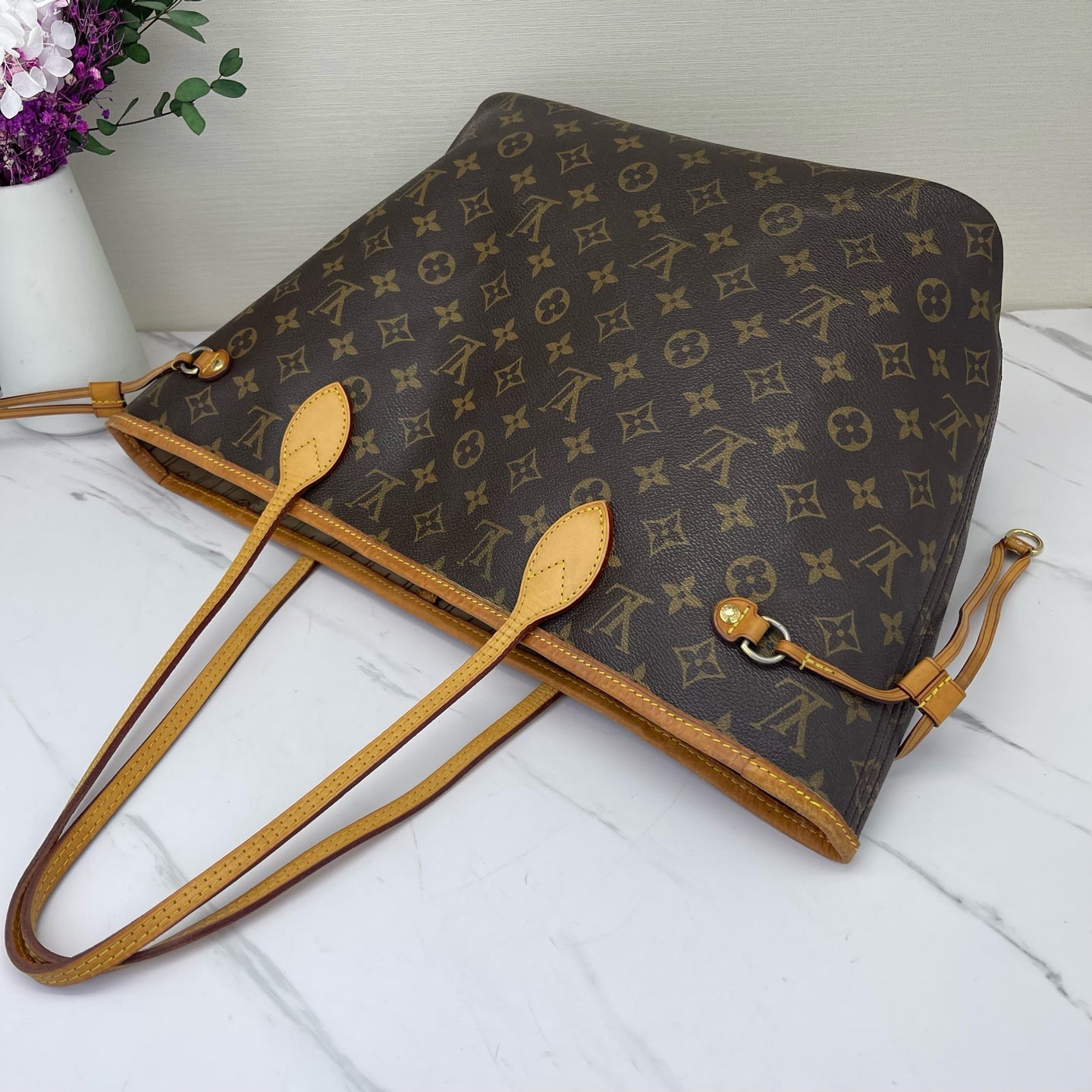 Louis Vuitton - Neverfull - Cloth - Brown - (medium)