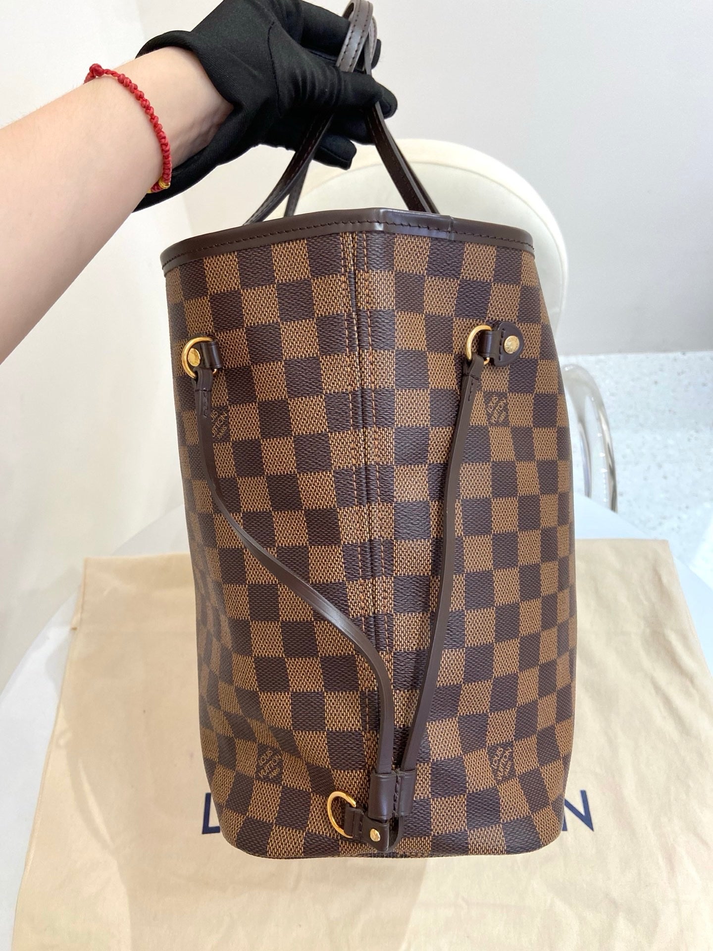 Louis Vuitton - Neverfull - Cloth - Brown - (medium)