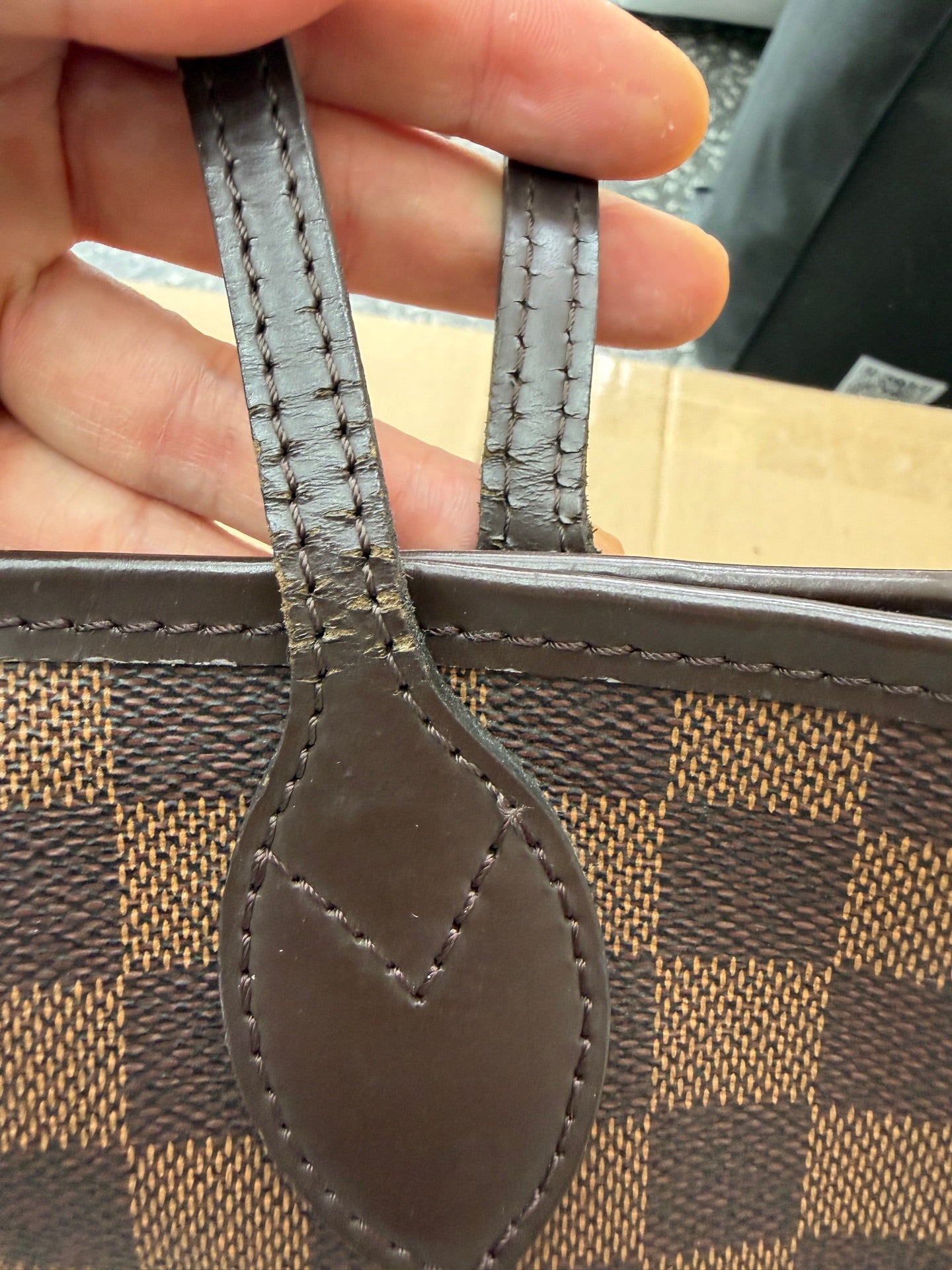 Louis Vuitton - Neverfull - Cloth - Brown - (medium)