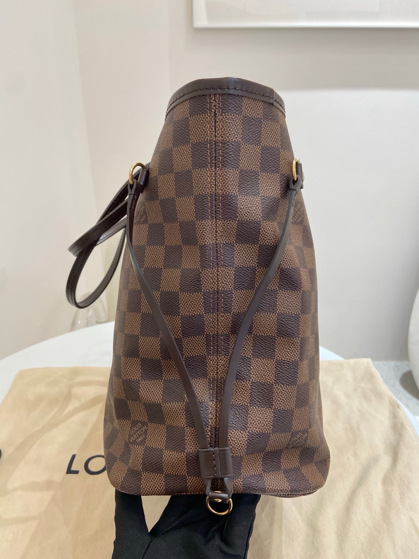 Louis Vuitton - Neverfull - Cloth - Brown - (medium)