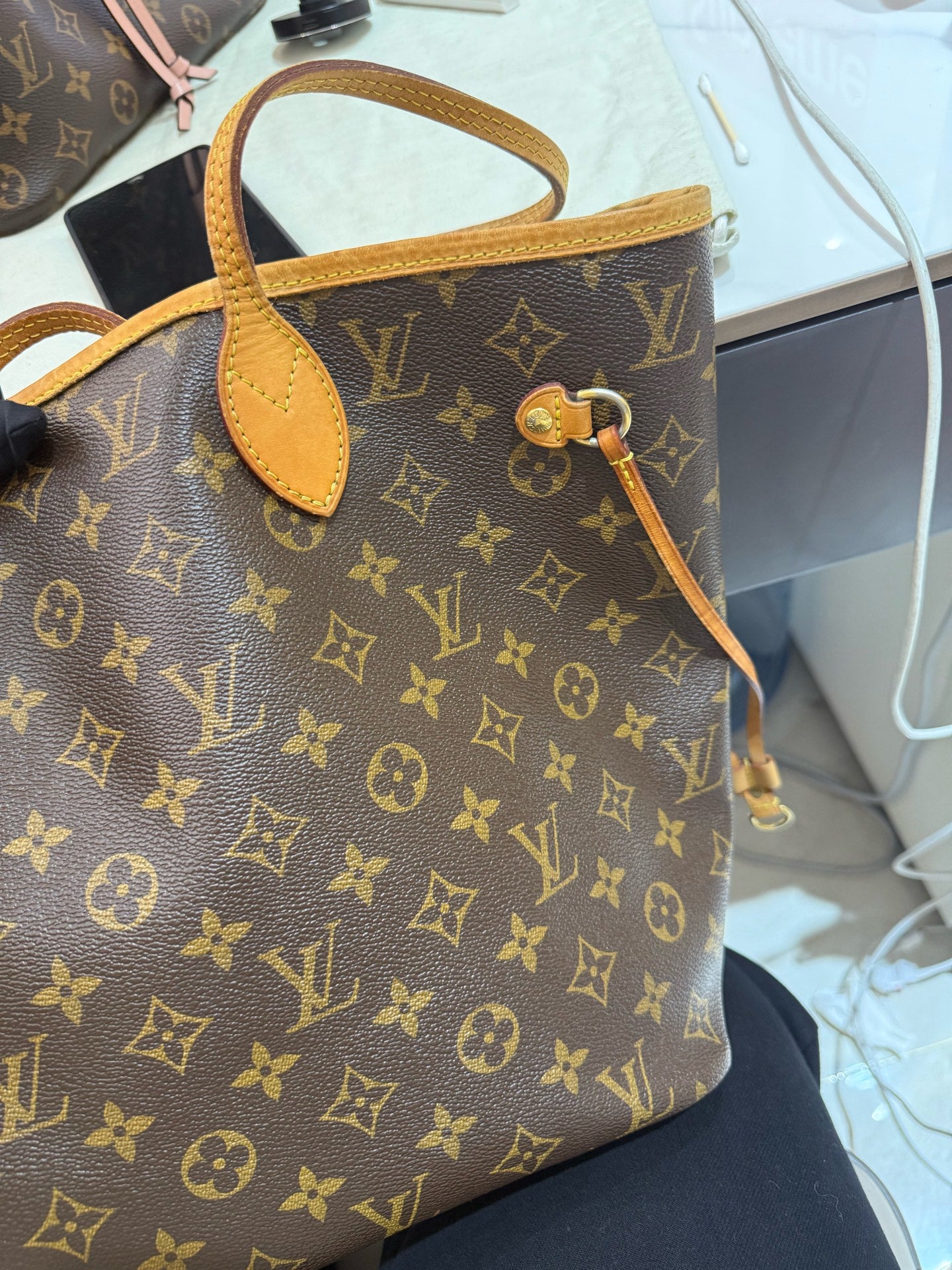 Louis Vuitton - Neverfull - Cloth - Brown - (medium)