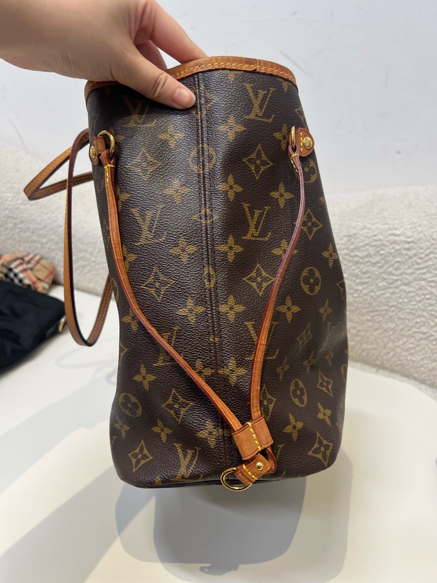 Louis Vuitton - Neverfull - Cloth - Brown - (medium)