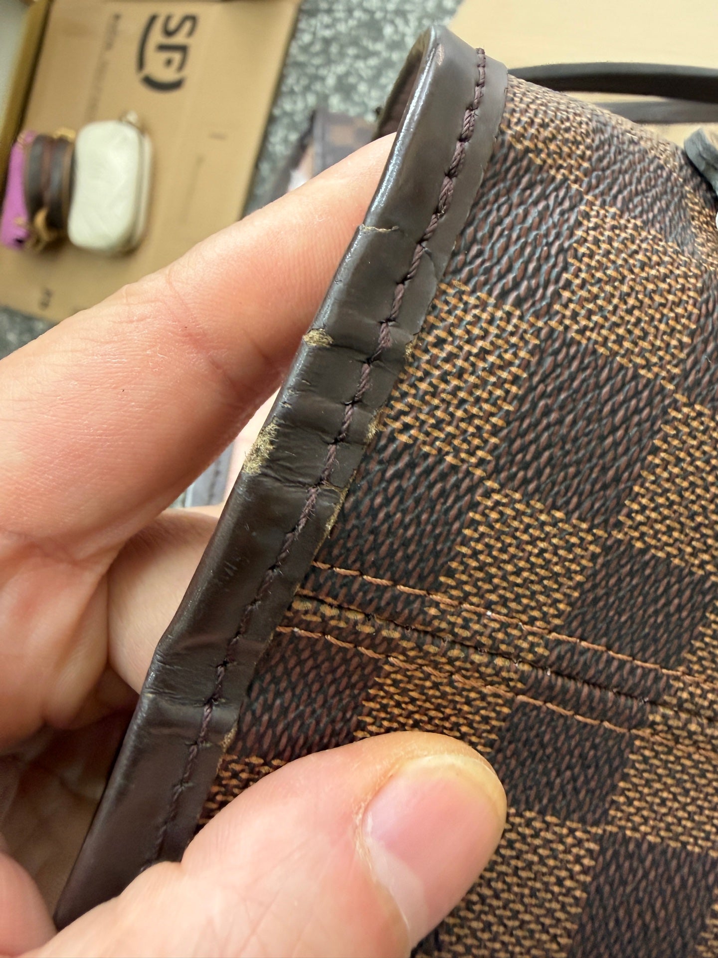 Louis Vuitton - Neverfull - Cloth - Brown - (medium)