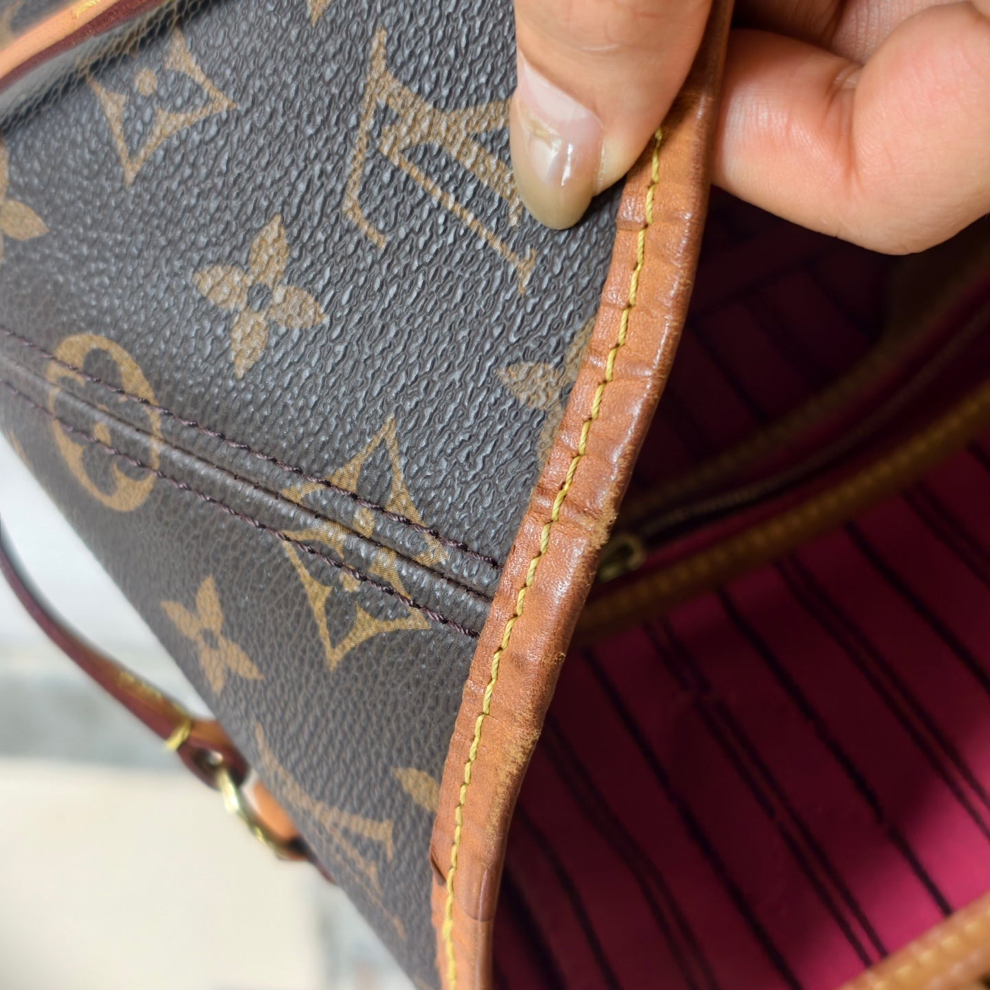 Louis Vuitton - Neverfull - Cloth - Brown - (medium)