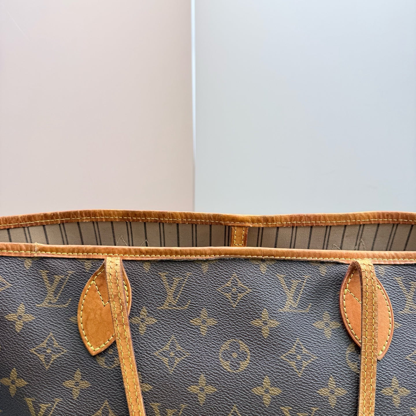 Louis Vuitton - Neverfull - Cloth - Brown - (medium)
