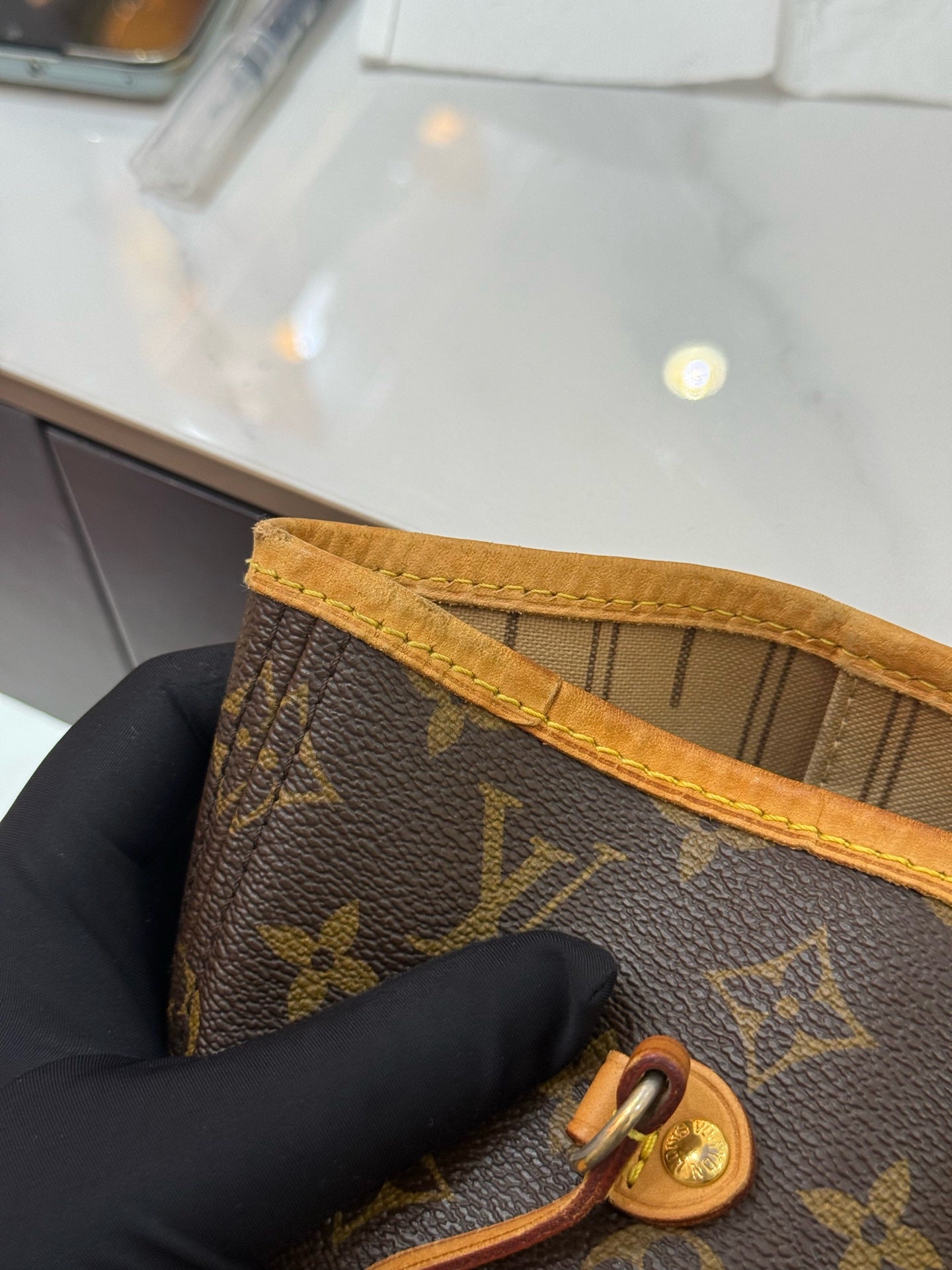 Louis Vuitton - Neverfull - Cloth - Brown - (medium)