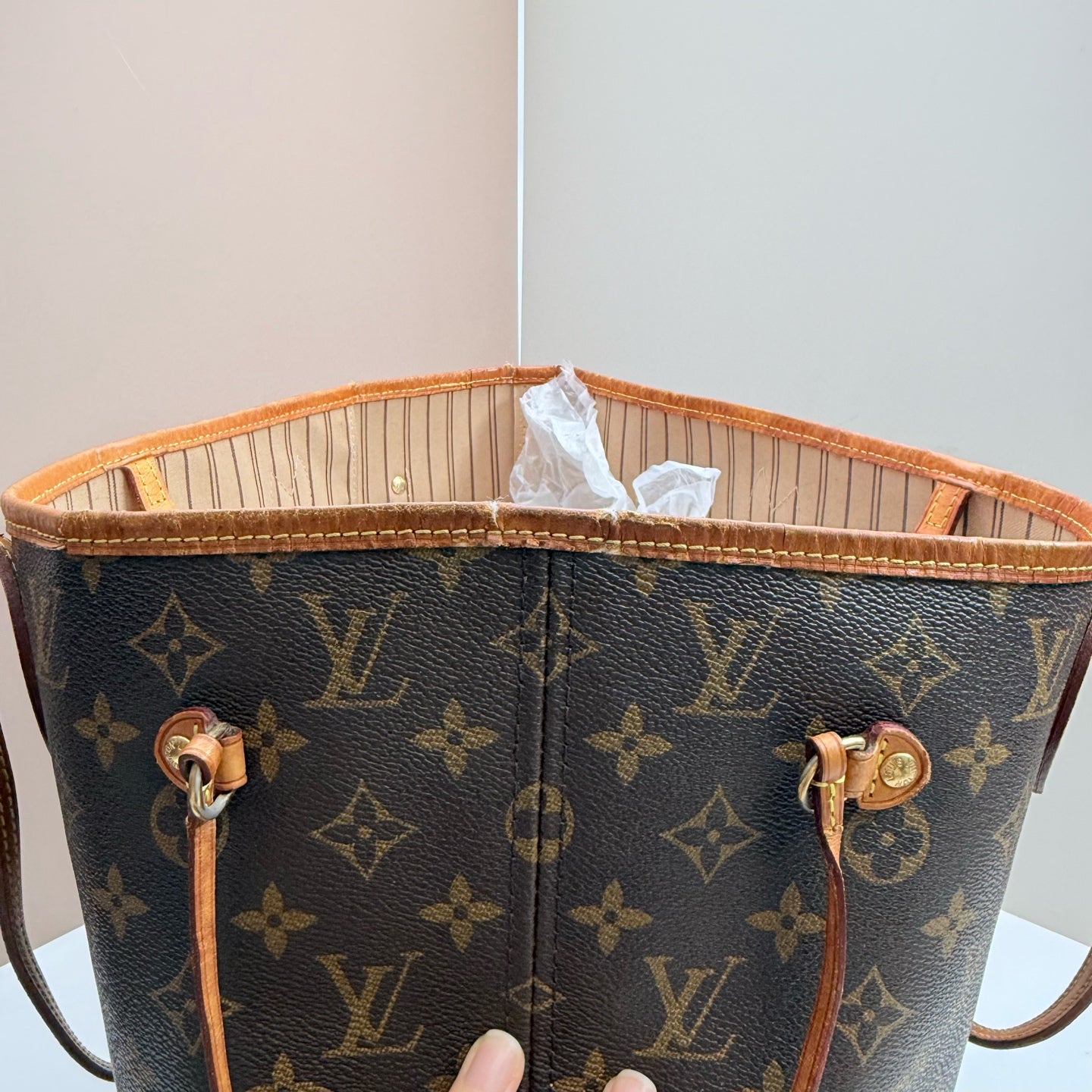 Louis Vuitton - Neverfull - Cloth - Brown - (medium)
