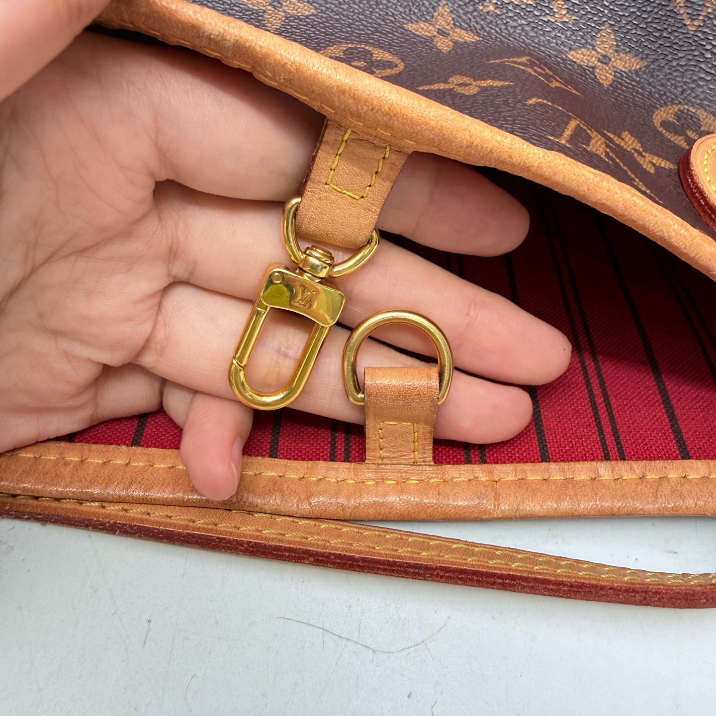 Louis Vuitton - Neverfull - Cloth - Brown - (medium)