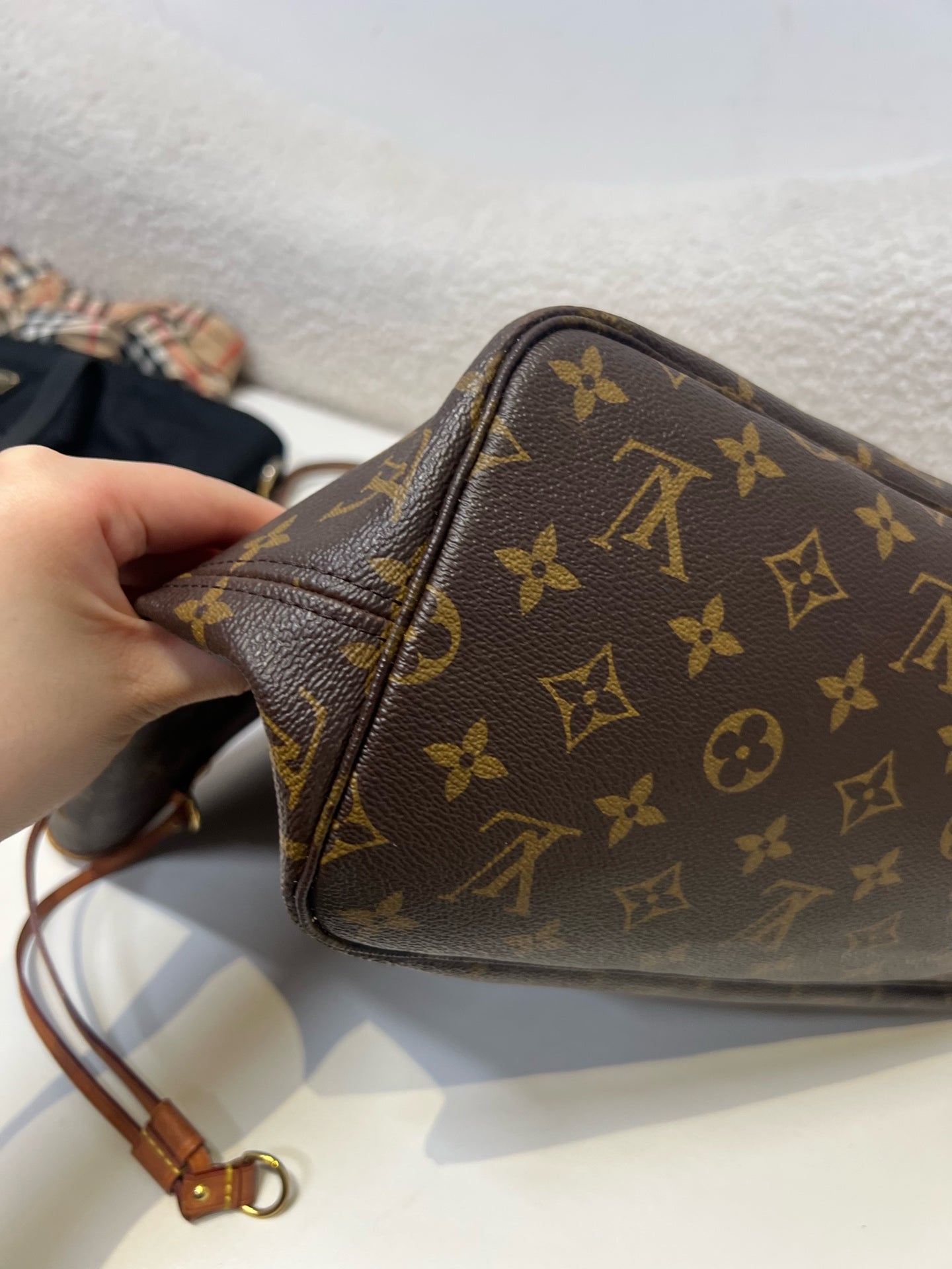 Louis Vuitton - Neverfull - Cloth - Brown - (medium)