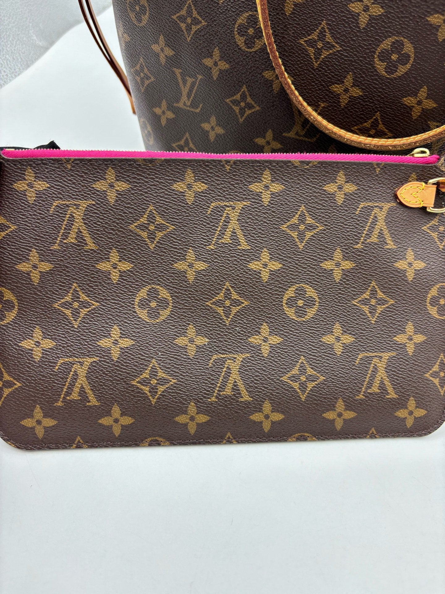 Louis Vuitton - Neverfull - Cloth - Brown - (medium)
