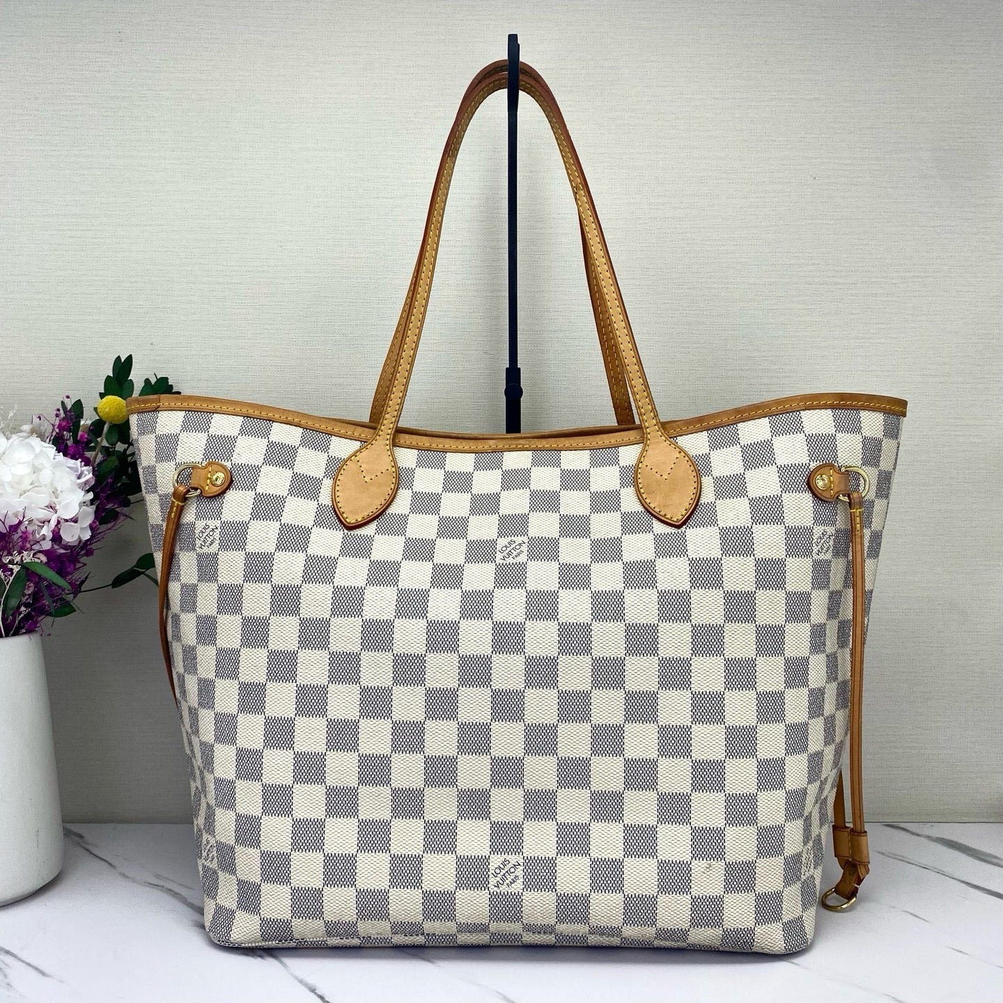 Louis Vuitton - Neverfull - Cloth - White - (medium)