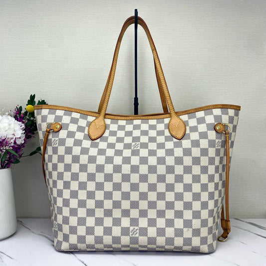 Louis Vuitton - Neverfull - Cloth - White - (medium)