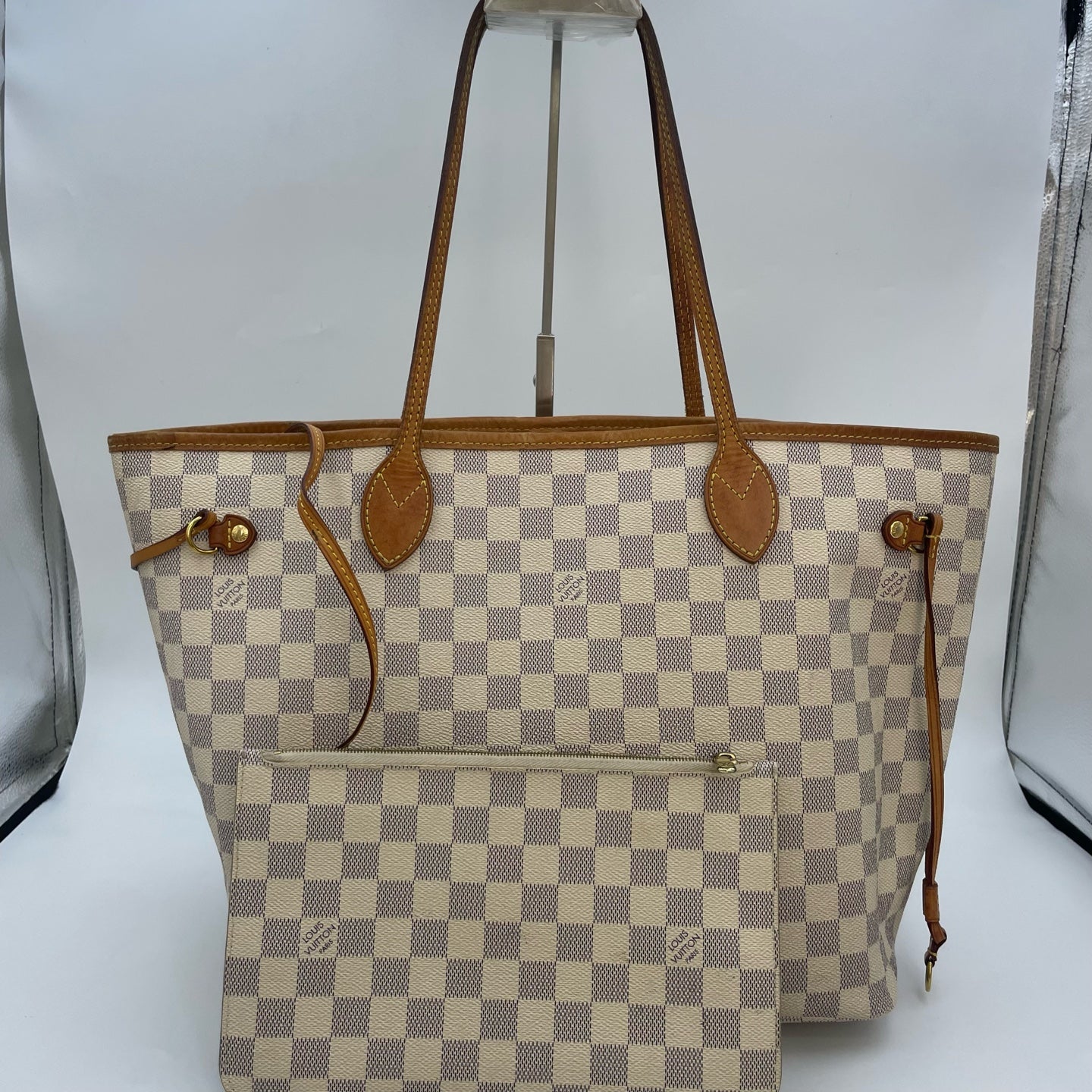 Louis Vuitton - Neverfull - Cloth - White - (medium)