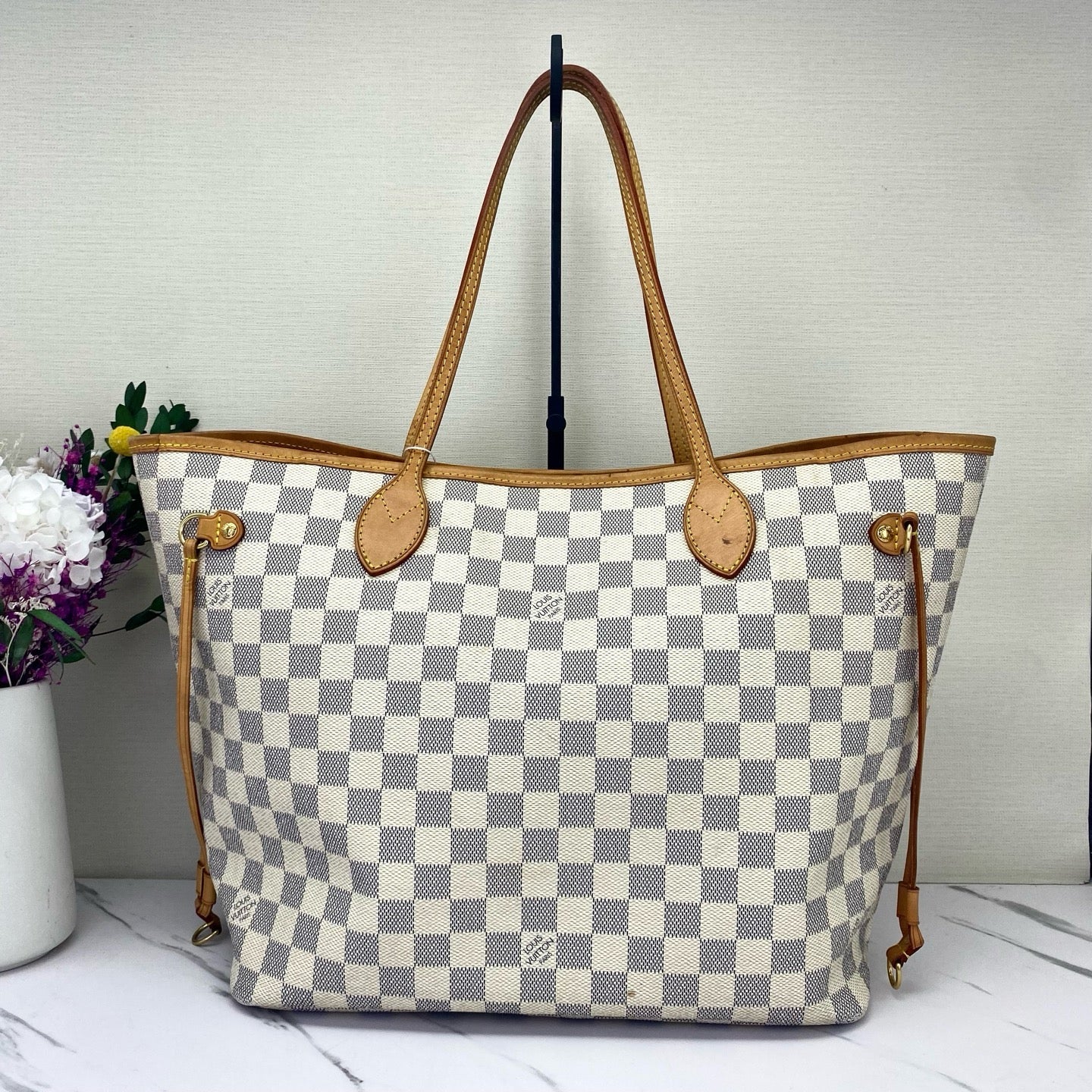 Louis Vuitton - Neverfull - Cloth - White - (medium)