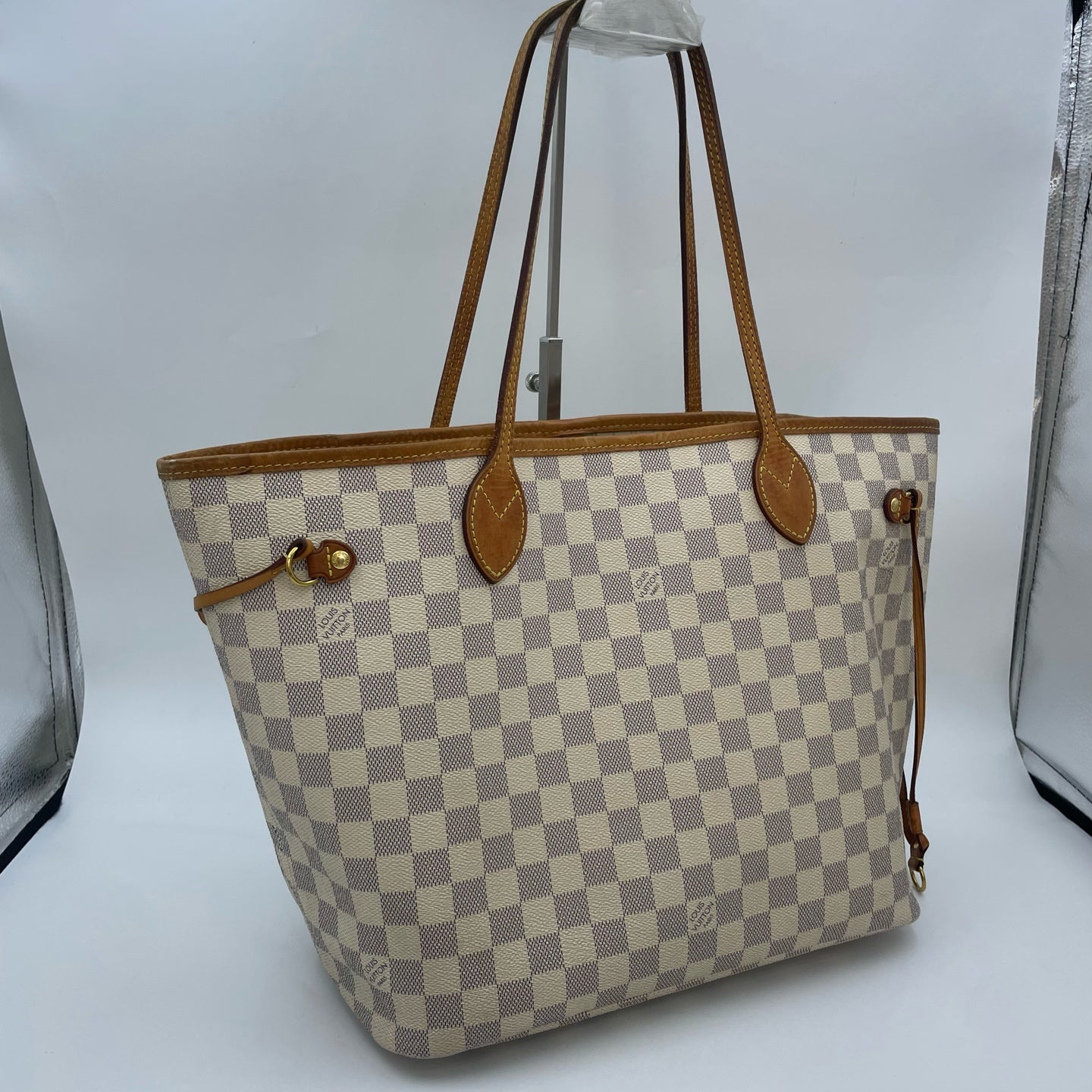 Louis Vuitton - Neverfull - Cloth - White - (medium)