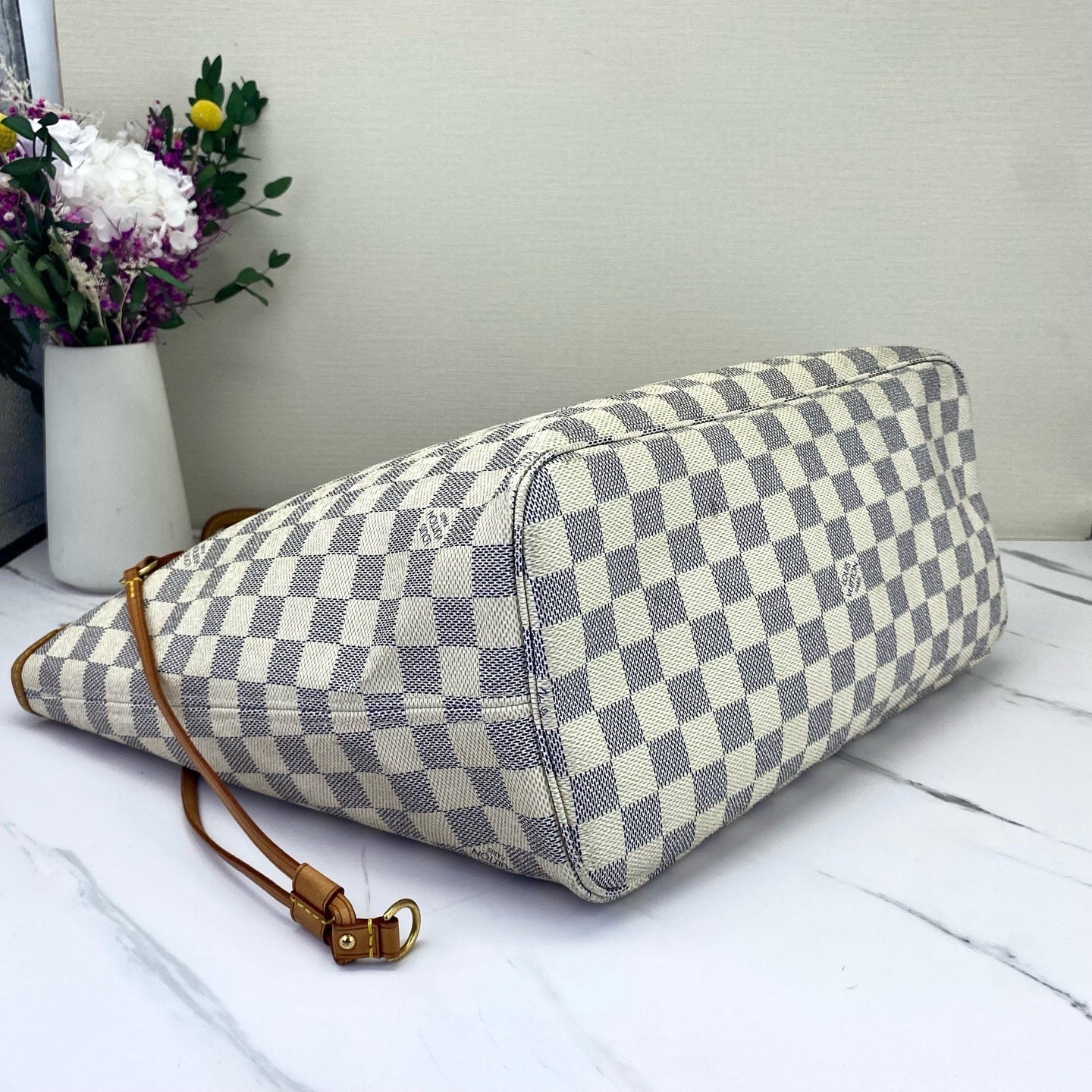 Louis Vuitton - Neverfull - Cloth - White - (medium)