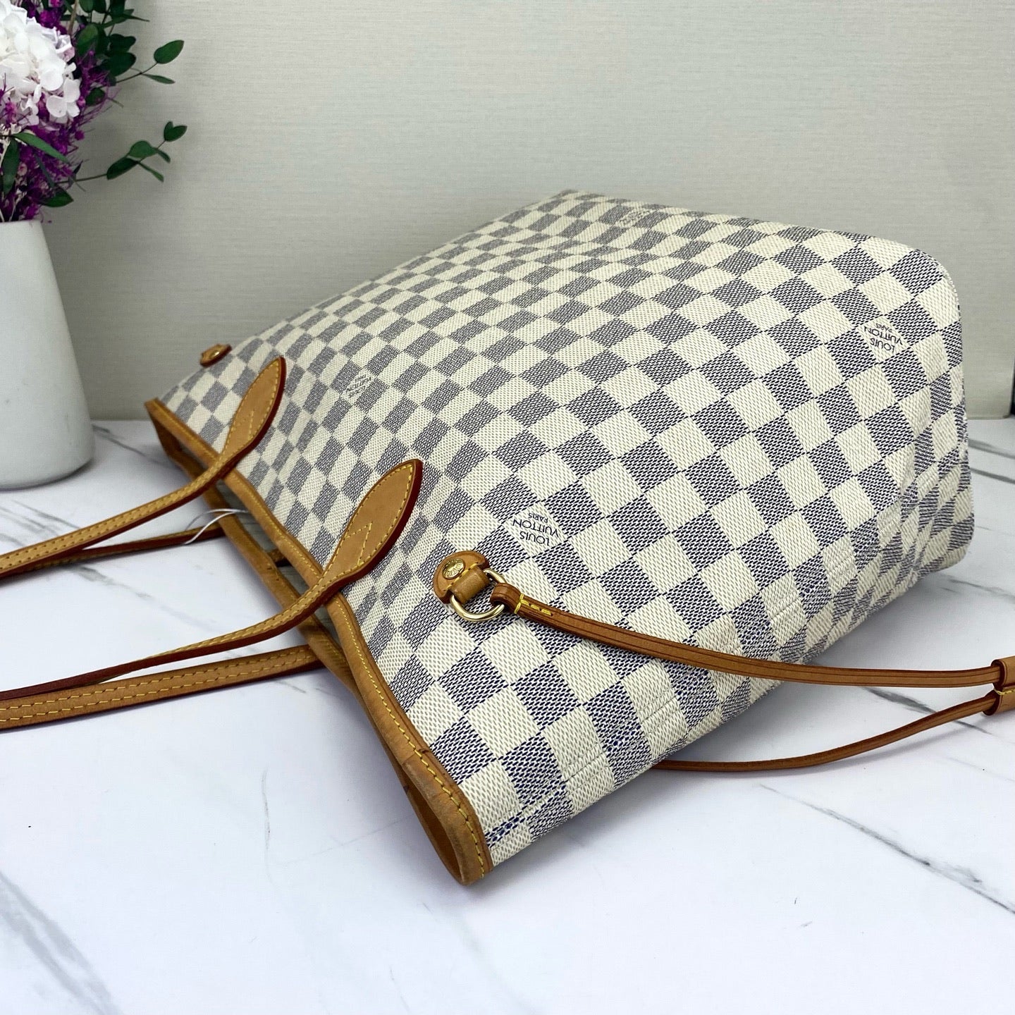 Louis Vuitton - Neverfull - Cloth - White - (medium)