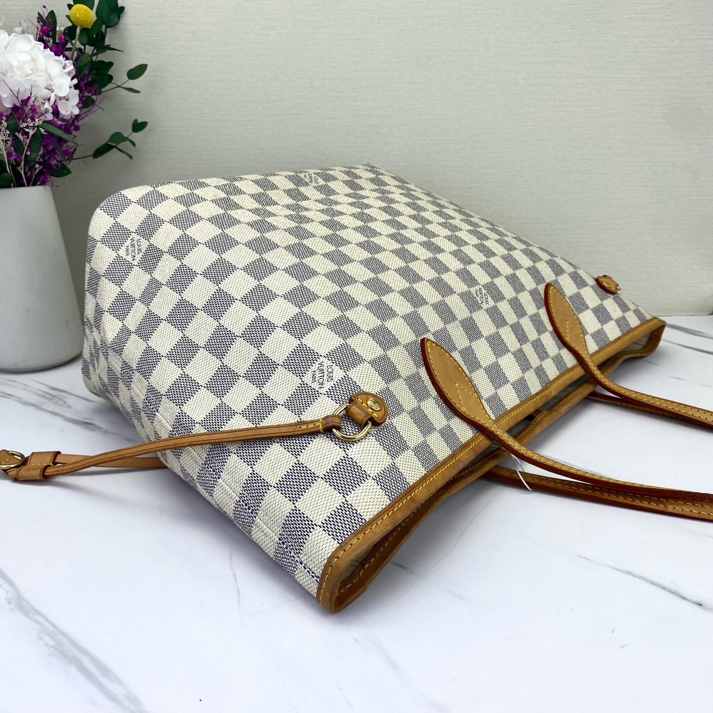 Louis Vuitton - Neverfull - Cloth - White - (medium)