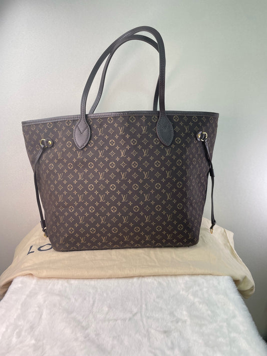 Louis Vuitton - Neverfull - Denim - Jeans - Brown - (medium)