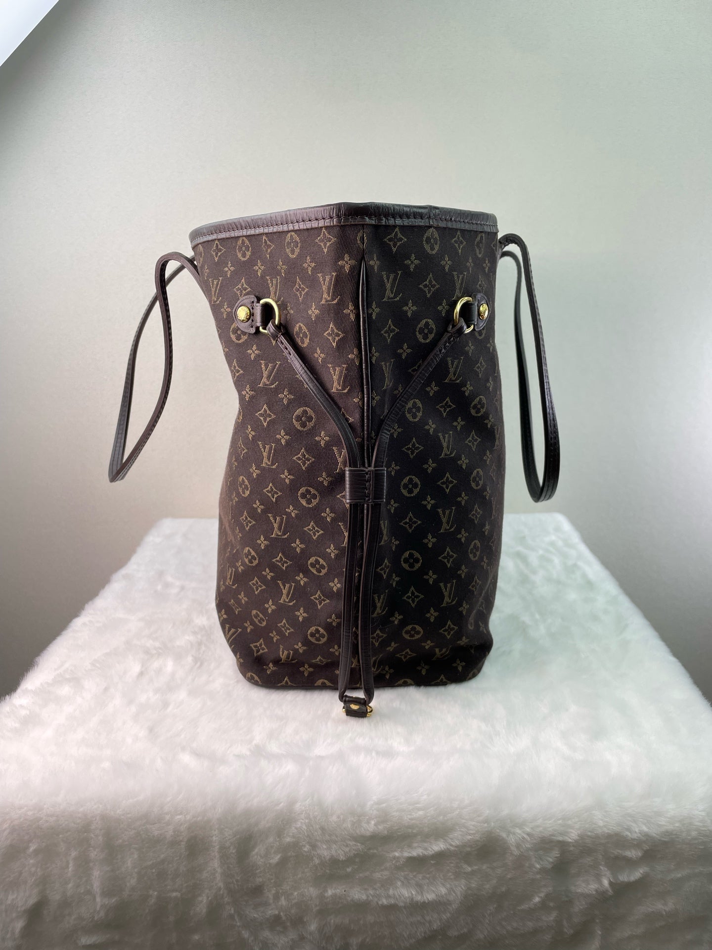 Louis Vuitton - Neverfull - Denim - Jeans - Brown - (medium)