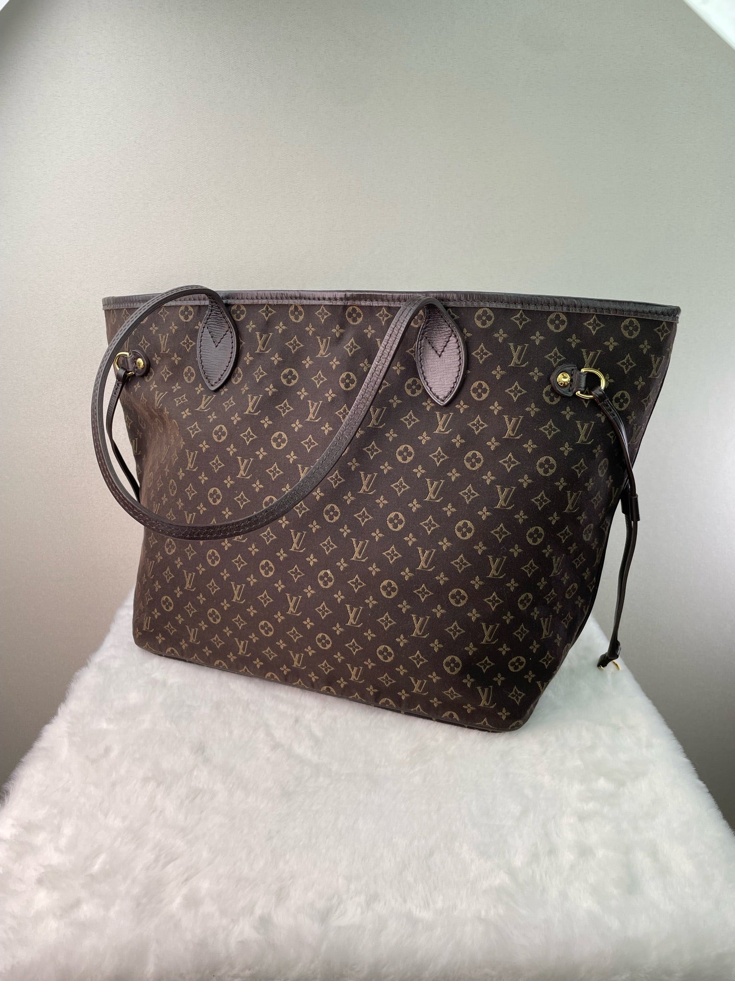 Louis Vuitton - Neverfull - Denim - Jeans - Brown - (medium)