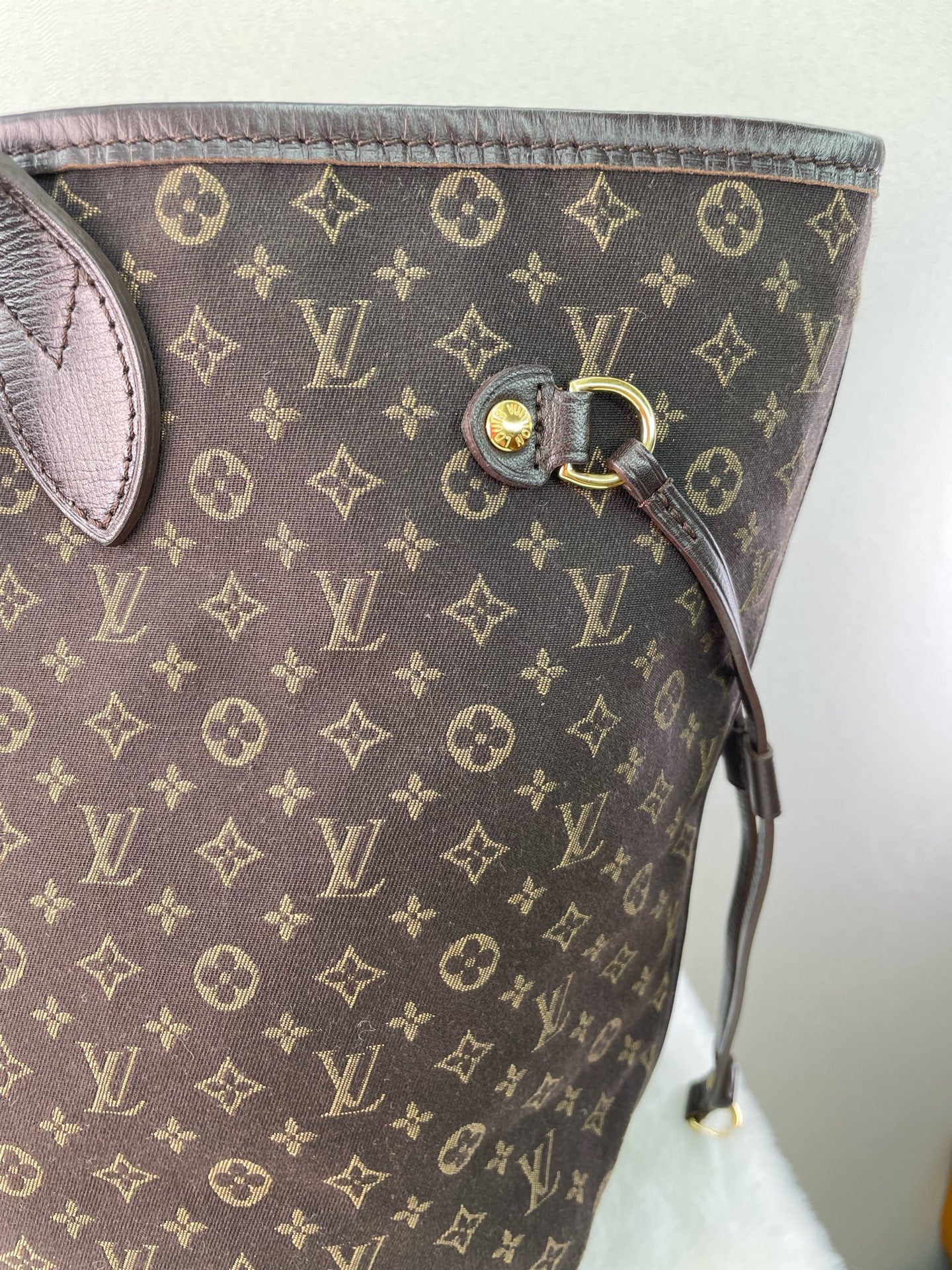 Louis Vuitton - Neverfull - Denim - Jeans - Brown - (medium)