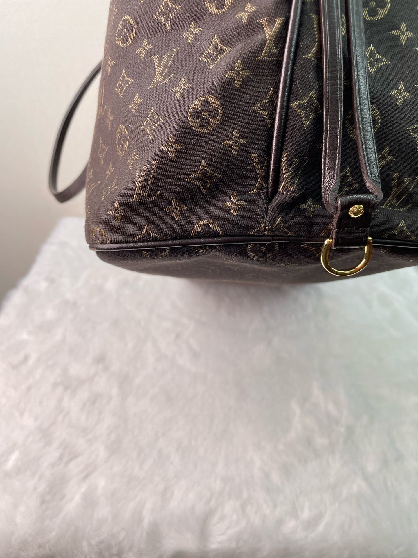 Louis Vuitton - Neverfull - Denim - Jeans - Brown - (medium)